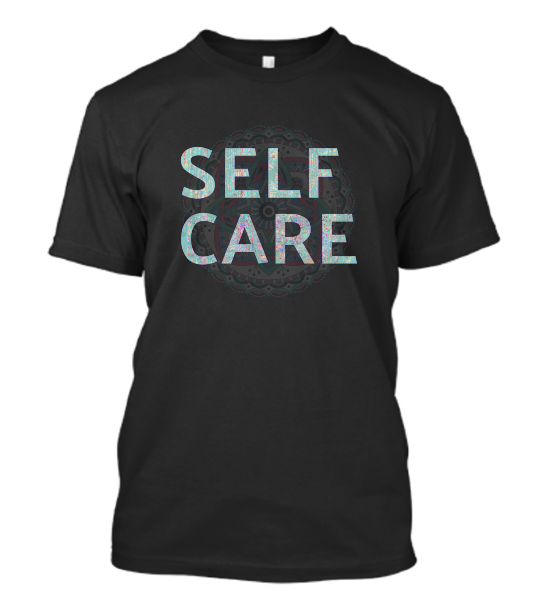 Self Care Self Love Caring Healing Gratitude Wellness Mandala T-Shirt