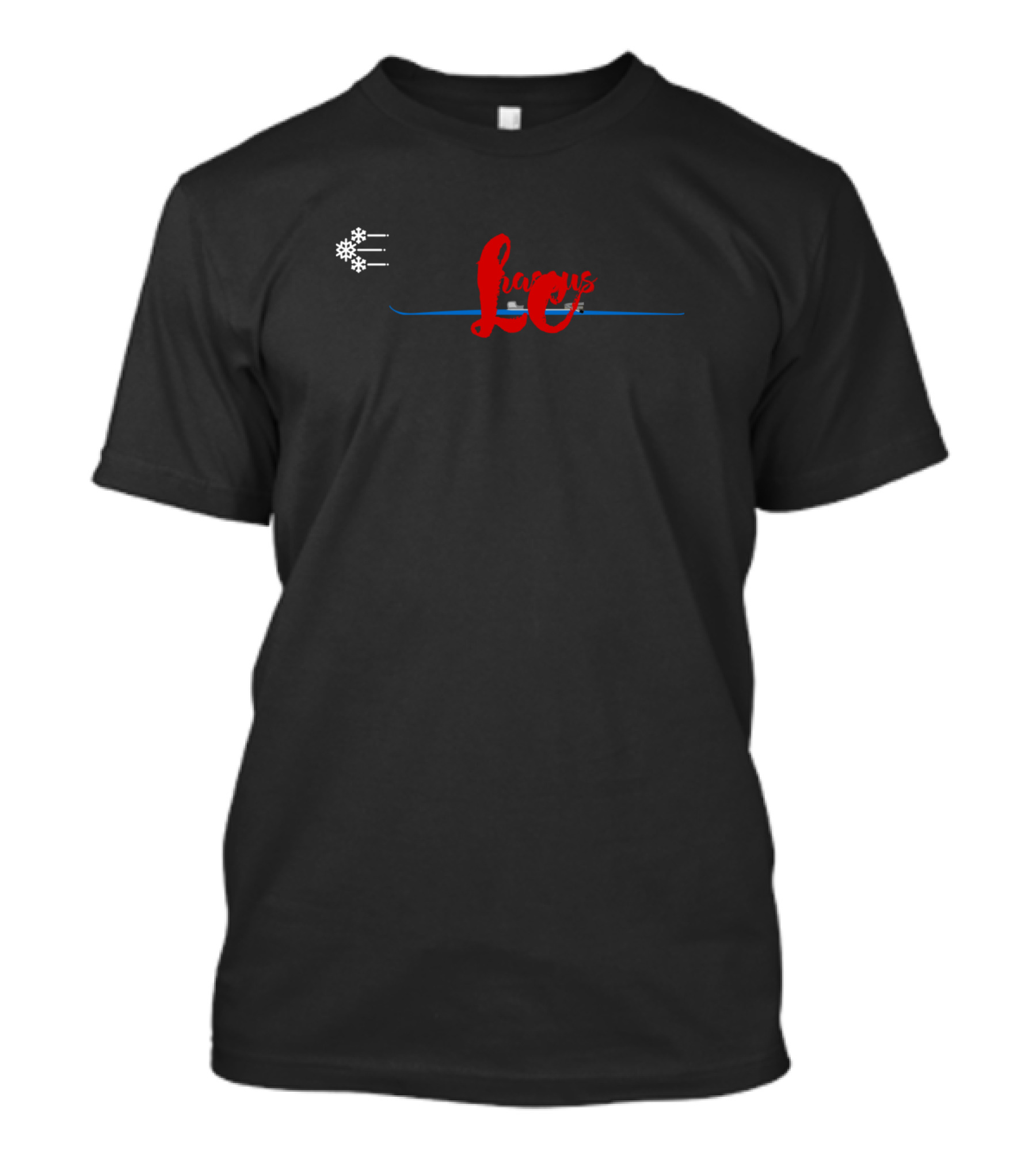 Ski France Le Brassus Snowflake Motif T-Shirt