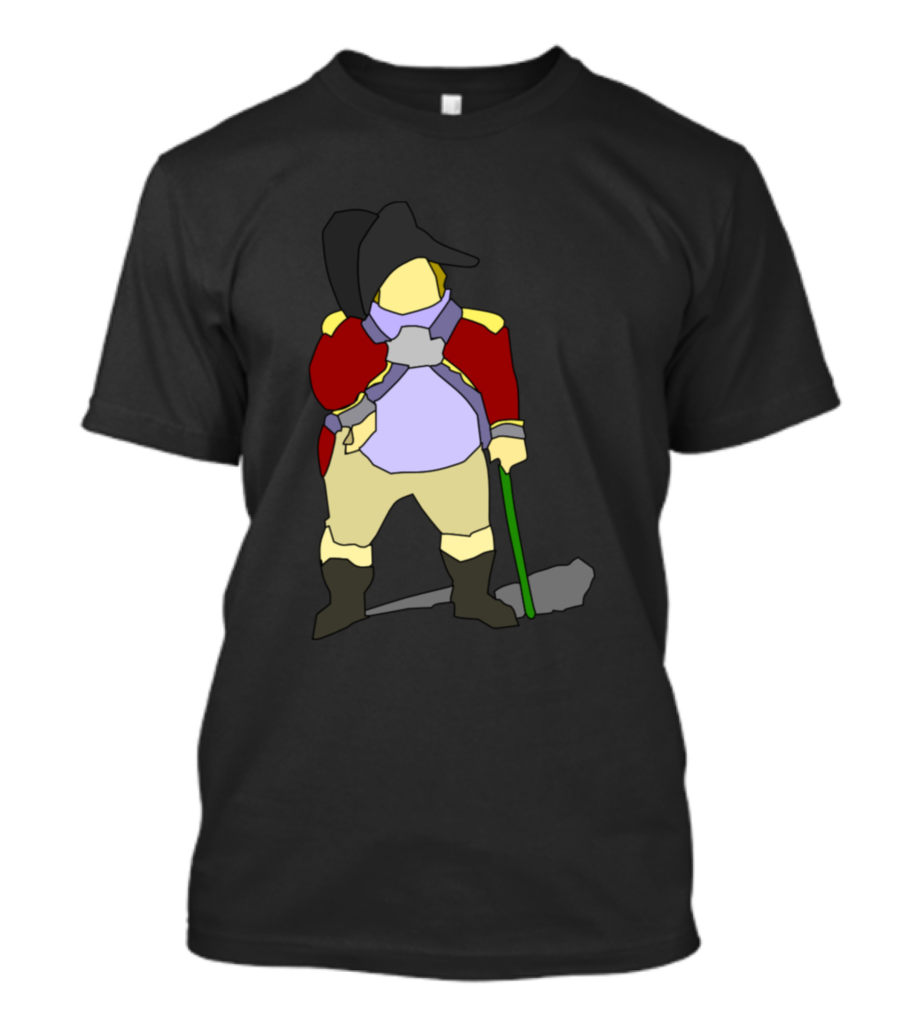 Soldier The Old Army Historic Uniform And Bicorne Hat T-Shirt