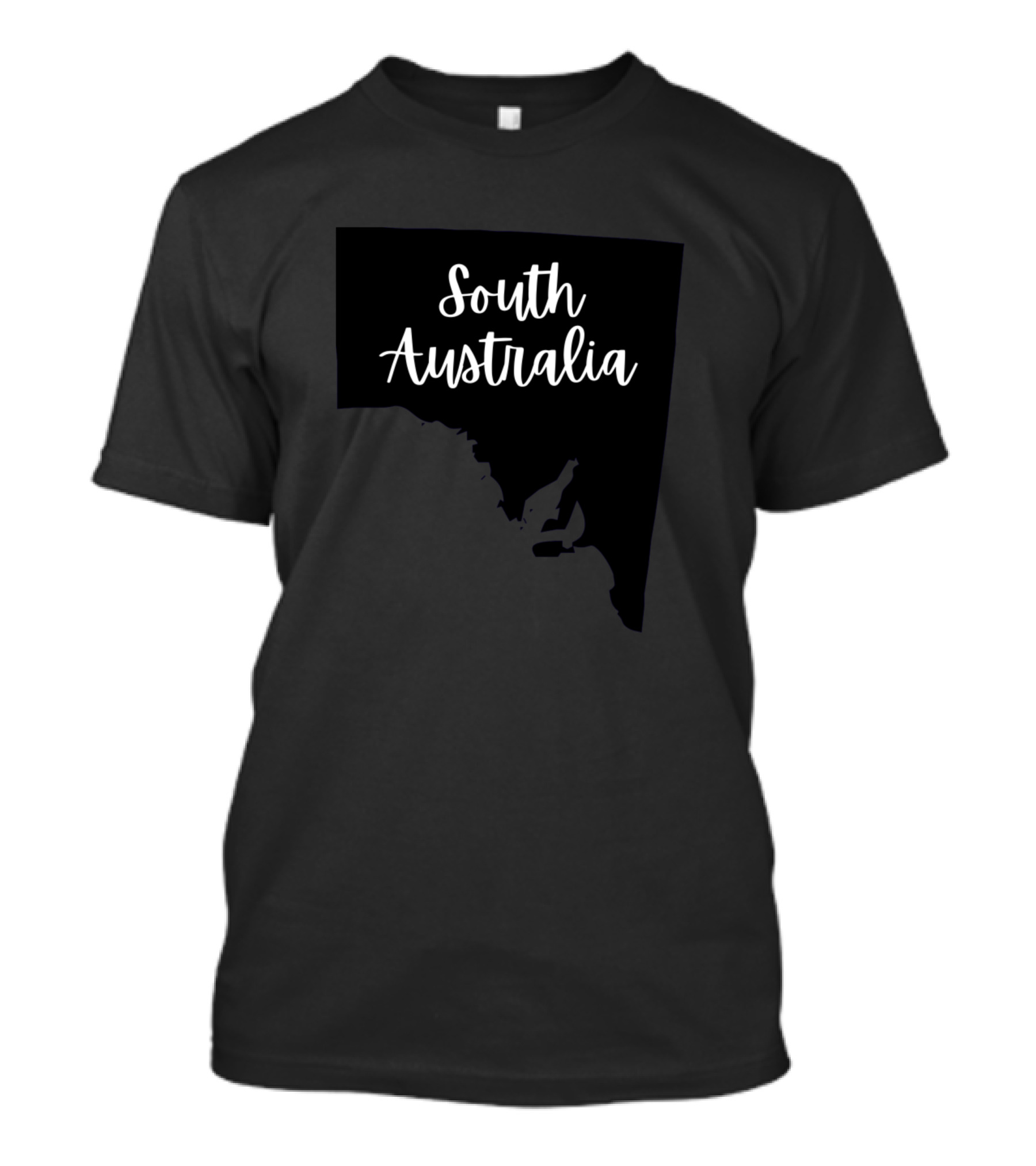 South Australia Map Outline Typography T-Shirt
