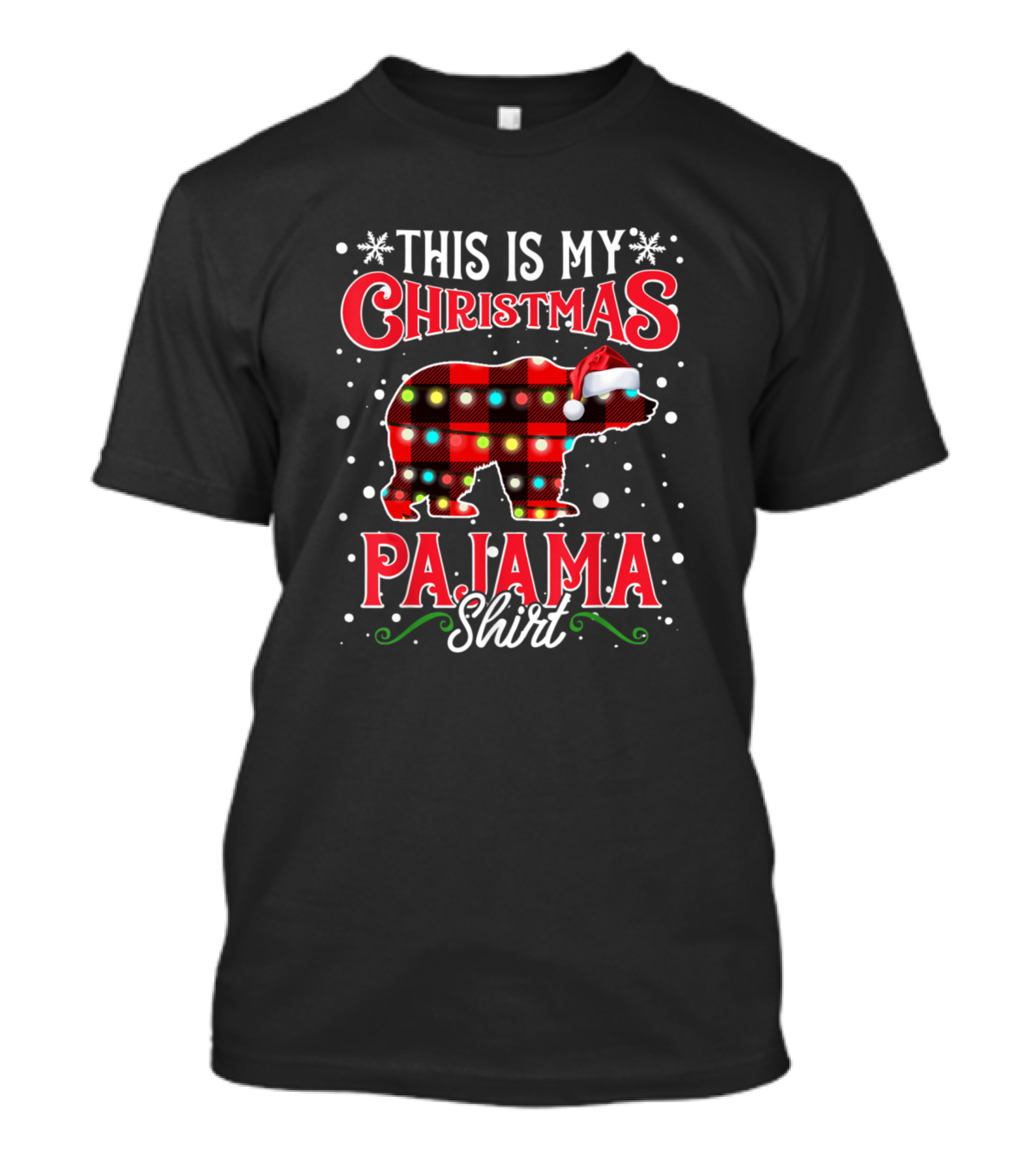 THIS IS MY CHRISTMAS PAJAMA SHIRT BEAR T-Shirt