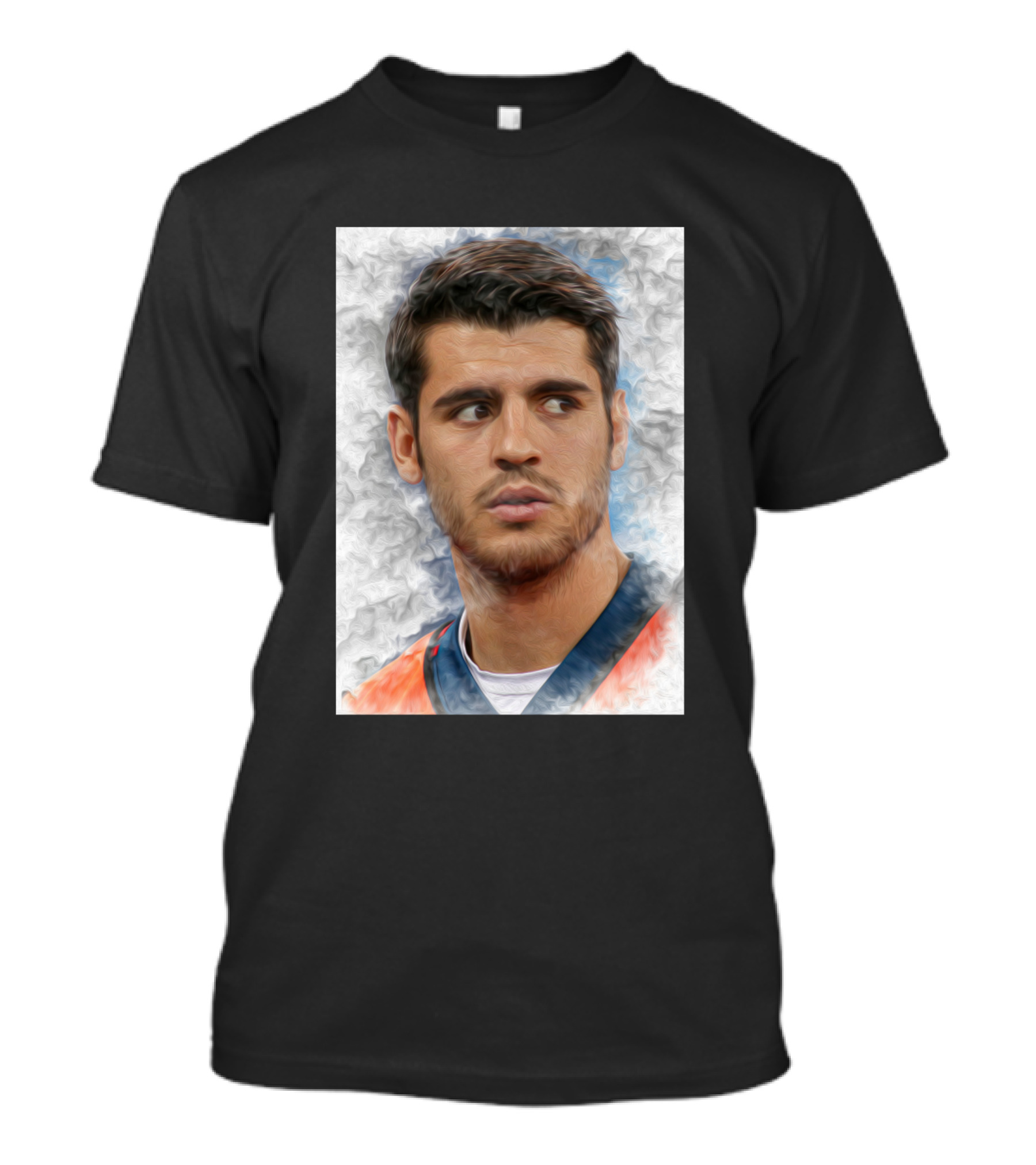 Alvaro Morata Portrait Soccer футболка T-Shirt
