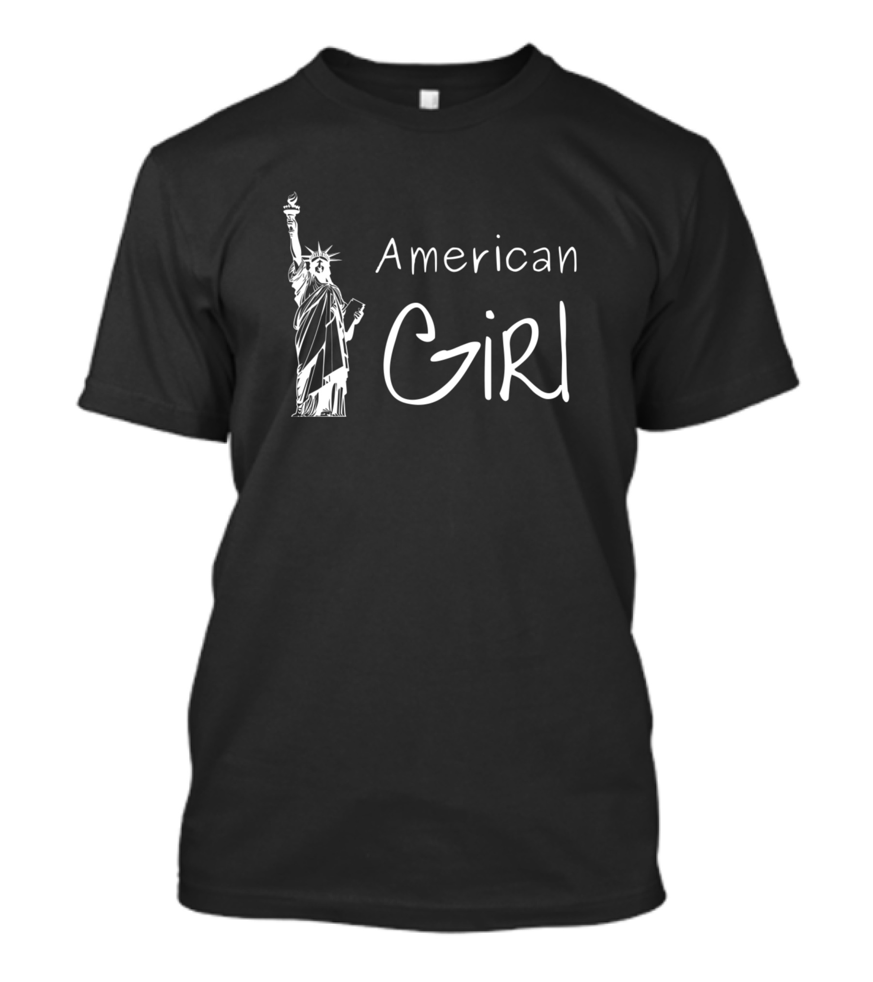 American Girl Statue Of Liberty T-Shirt