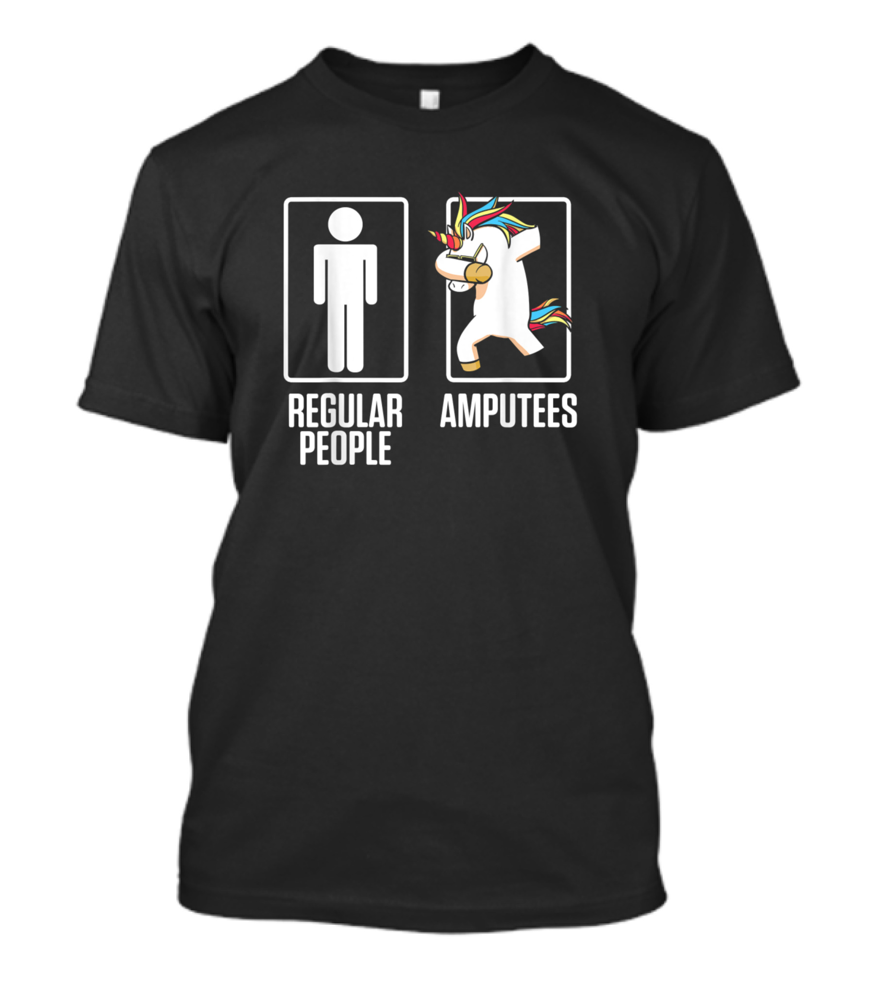 Regular People Amputees Unicorn Leg Arm Funny Recovery T-Shirt