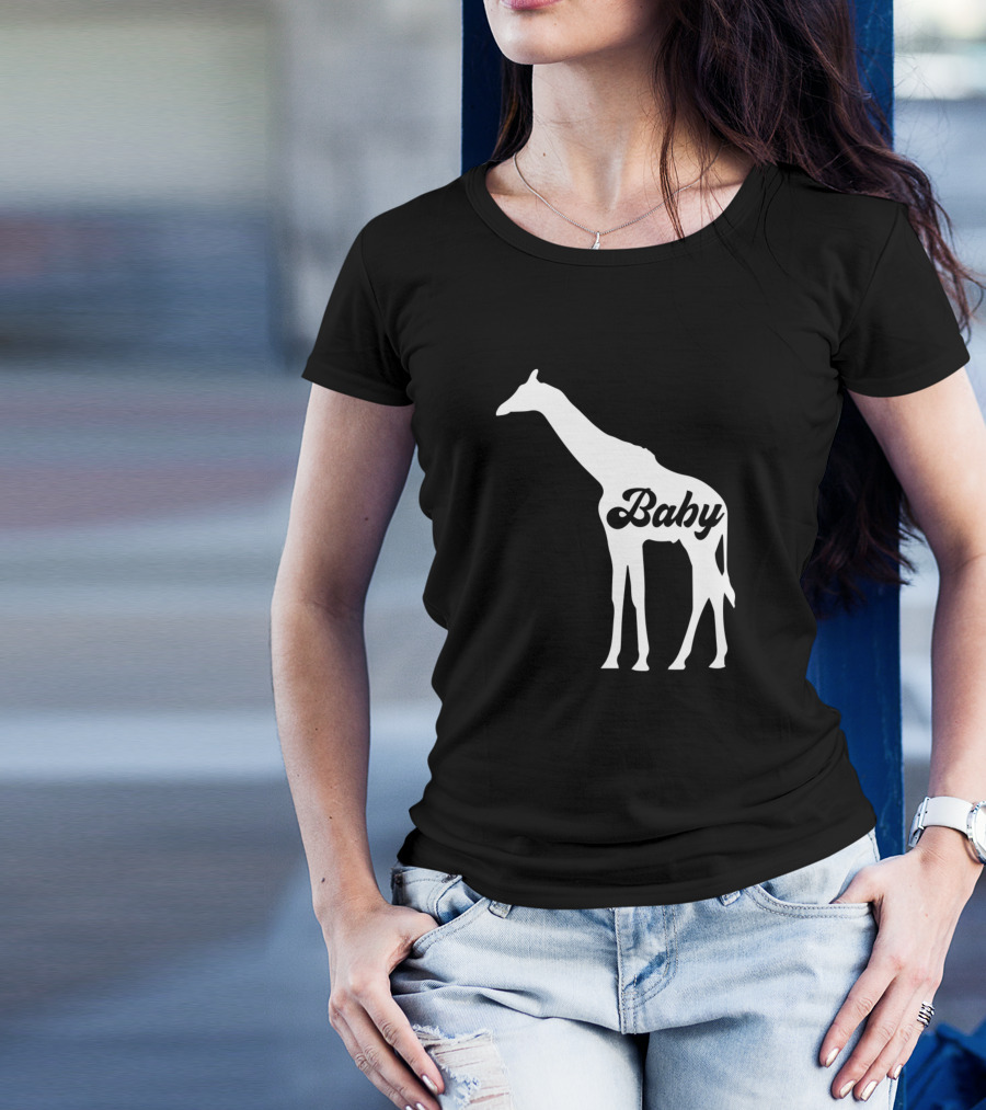 Baby Giraffe Love Baby R Family T-Shirt