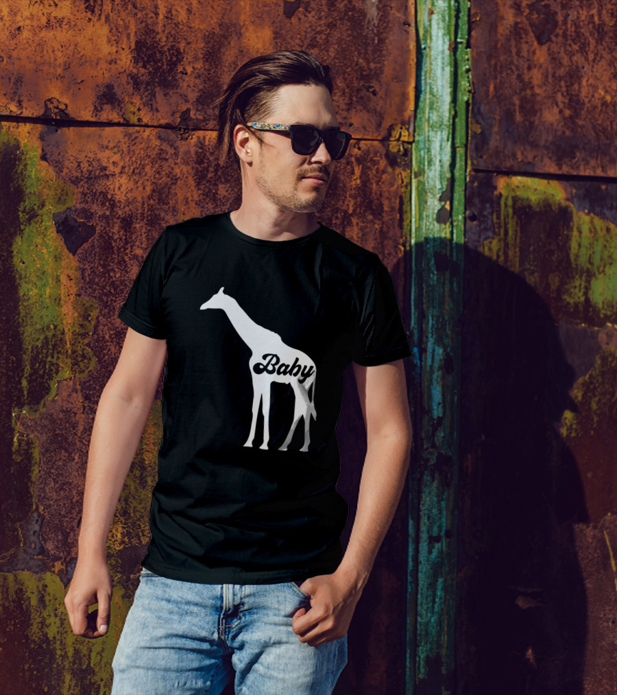 Baby Giraffe Love Baby R Family T-Shirt