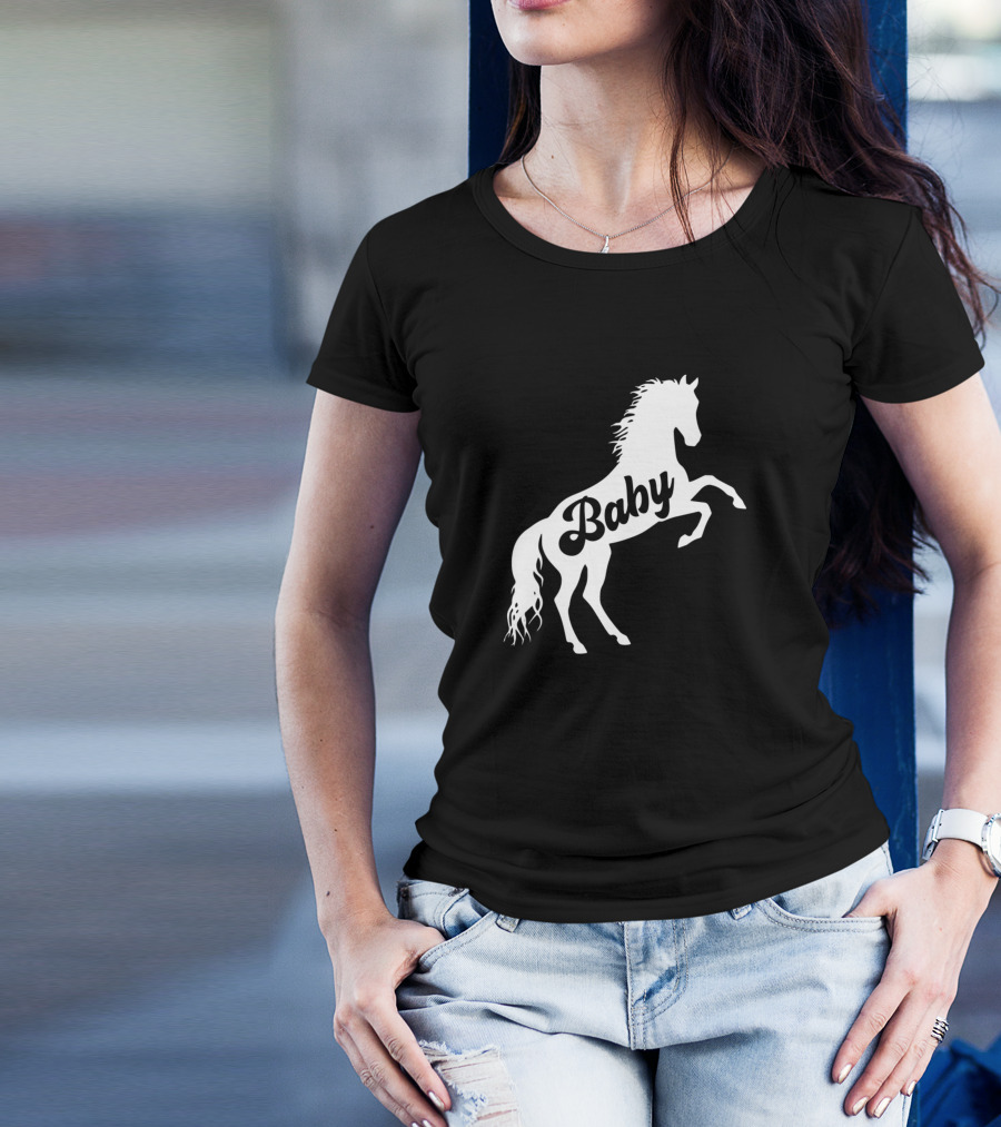 Baby Horse Love R Family Baby T-Shirt