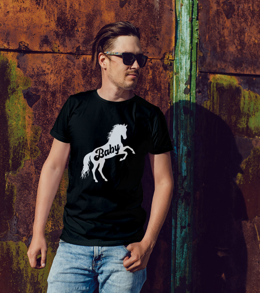 Baby Horse Love R Family Baby T-Shirt