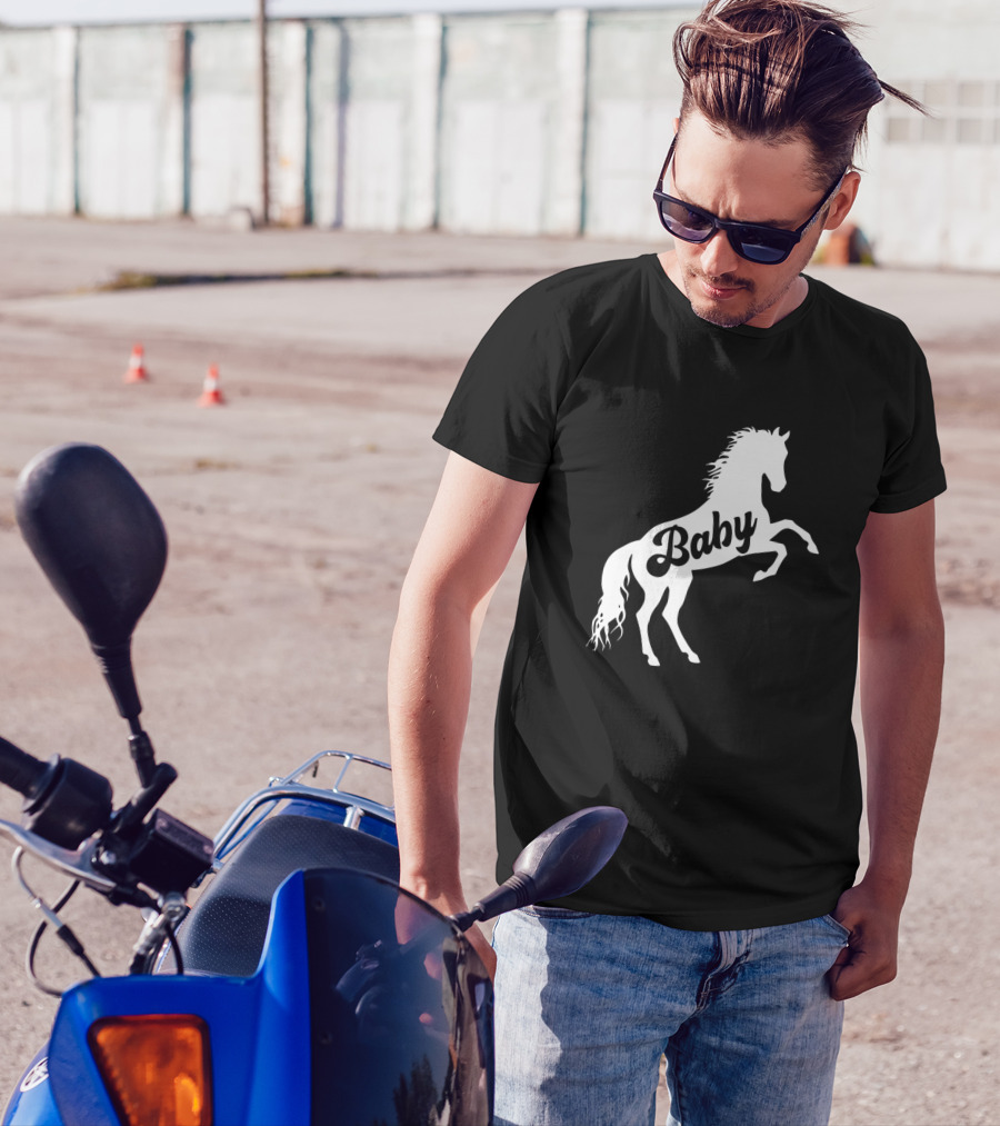 Baby Horse Love R Family Baby T-Shirt