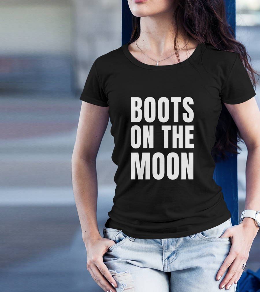 Space Force Boots On The Moon T-Shirt