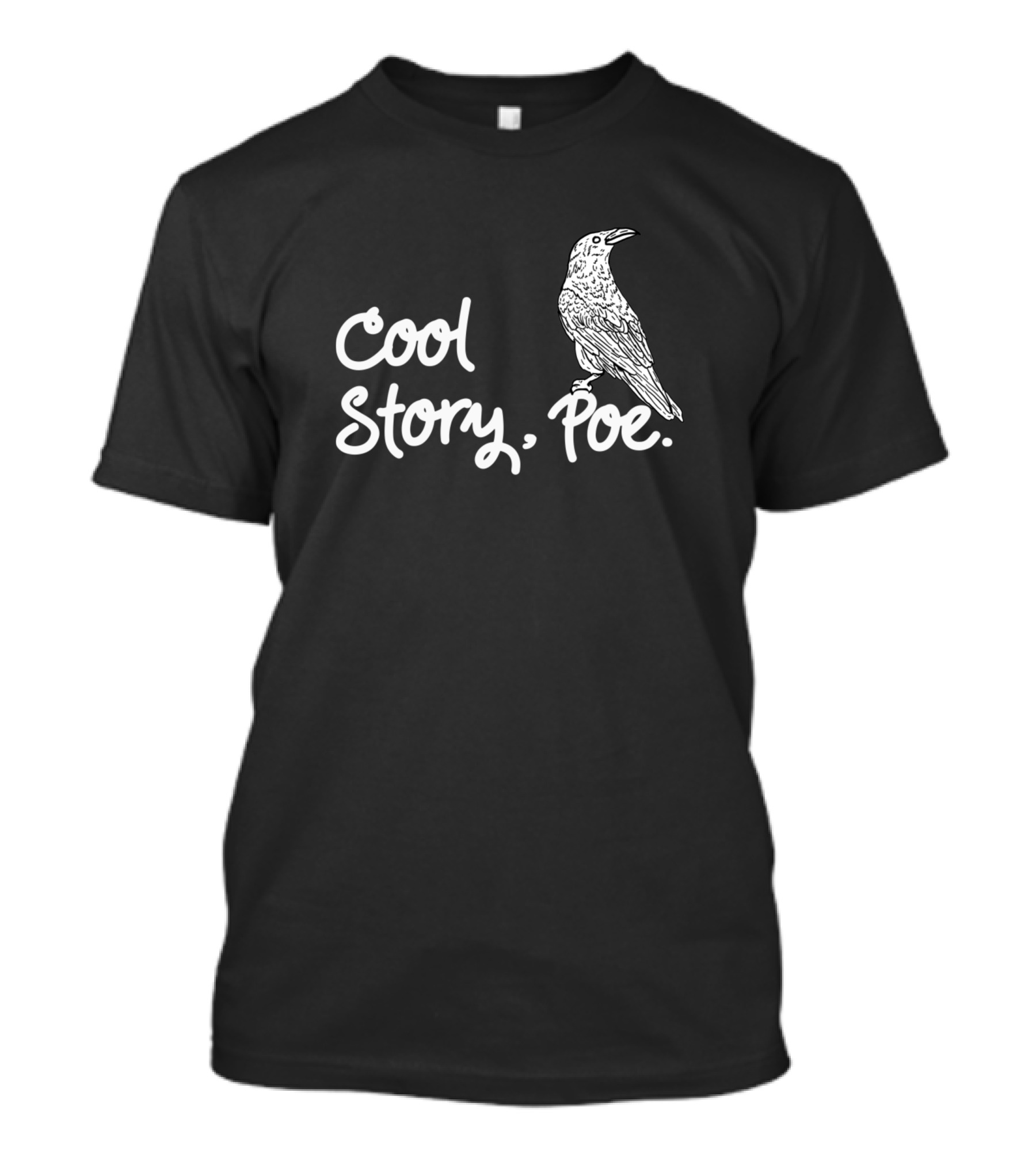 Cool Story Poe Raven Edgar Allan Poe Raven Iconic T-Shirt