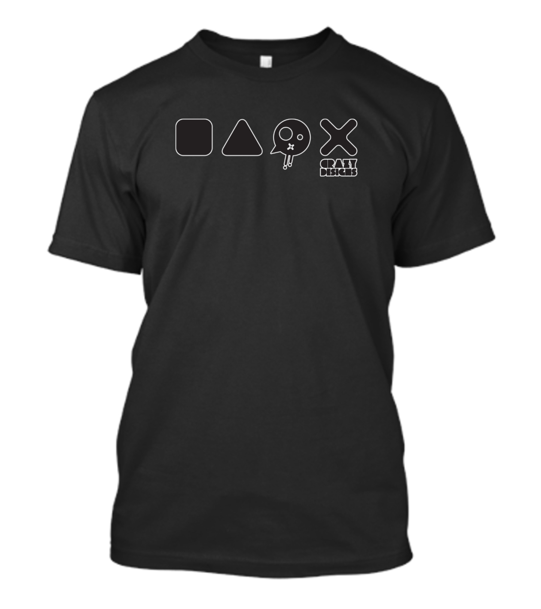 Square Triangle Speech Bubble X Crzy T-Shirt