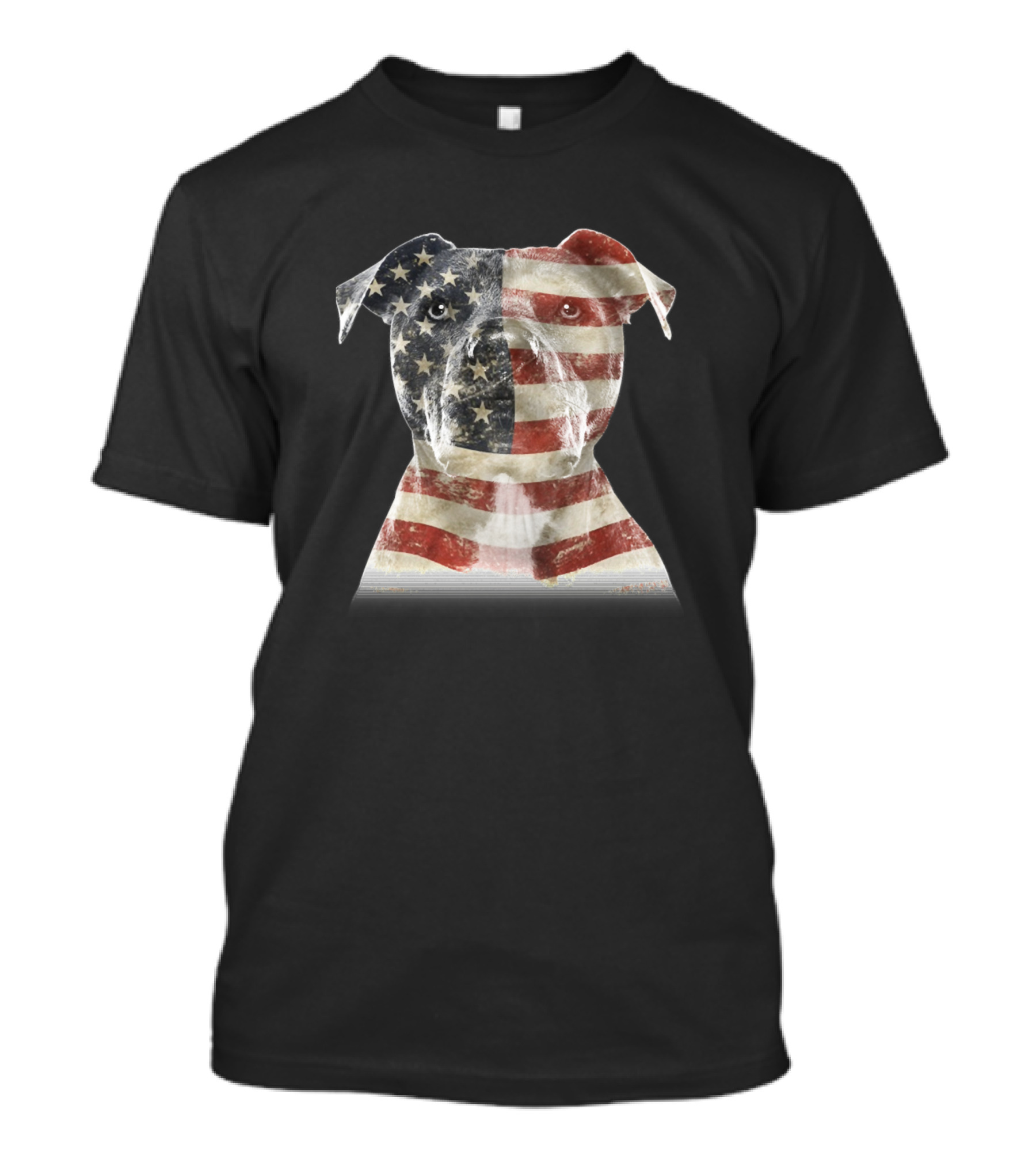Dog Best Pitbull American Flag Patriotic 4Th Of July T-Shirt