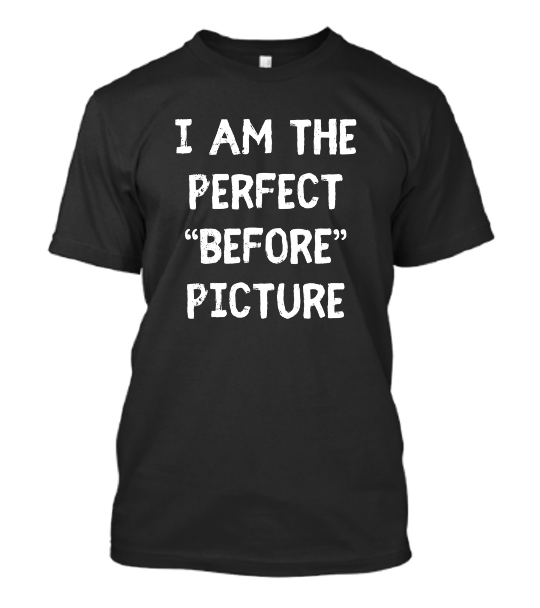 I Am The Perfect Before Picture Fitness Funny T-Shirt