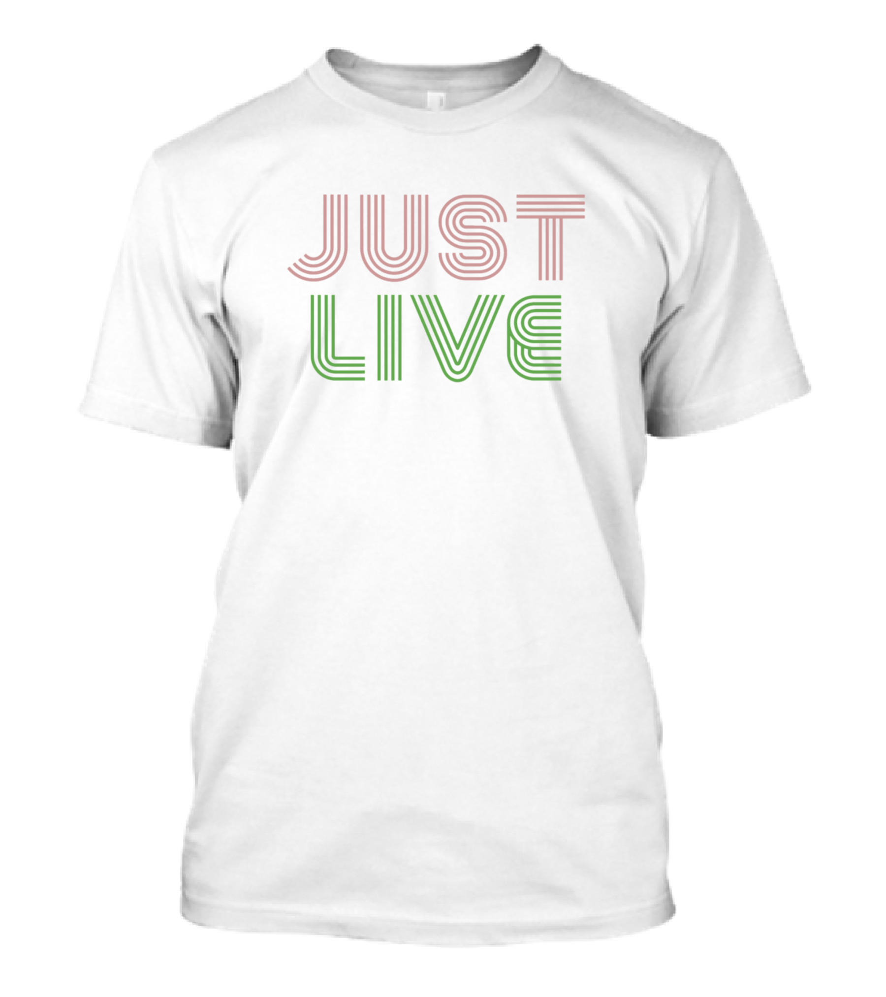 Just Live Retro T-Shirt