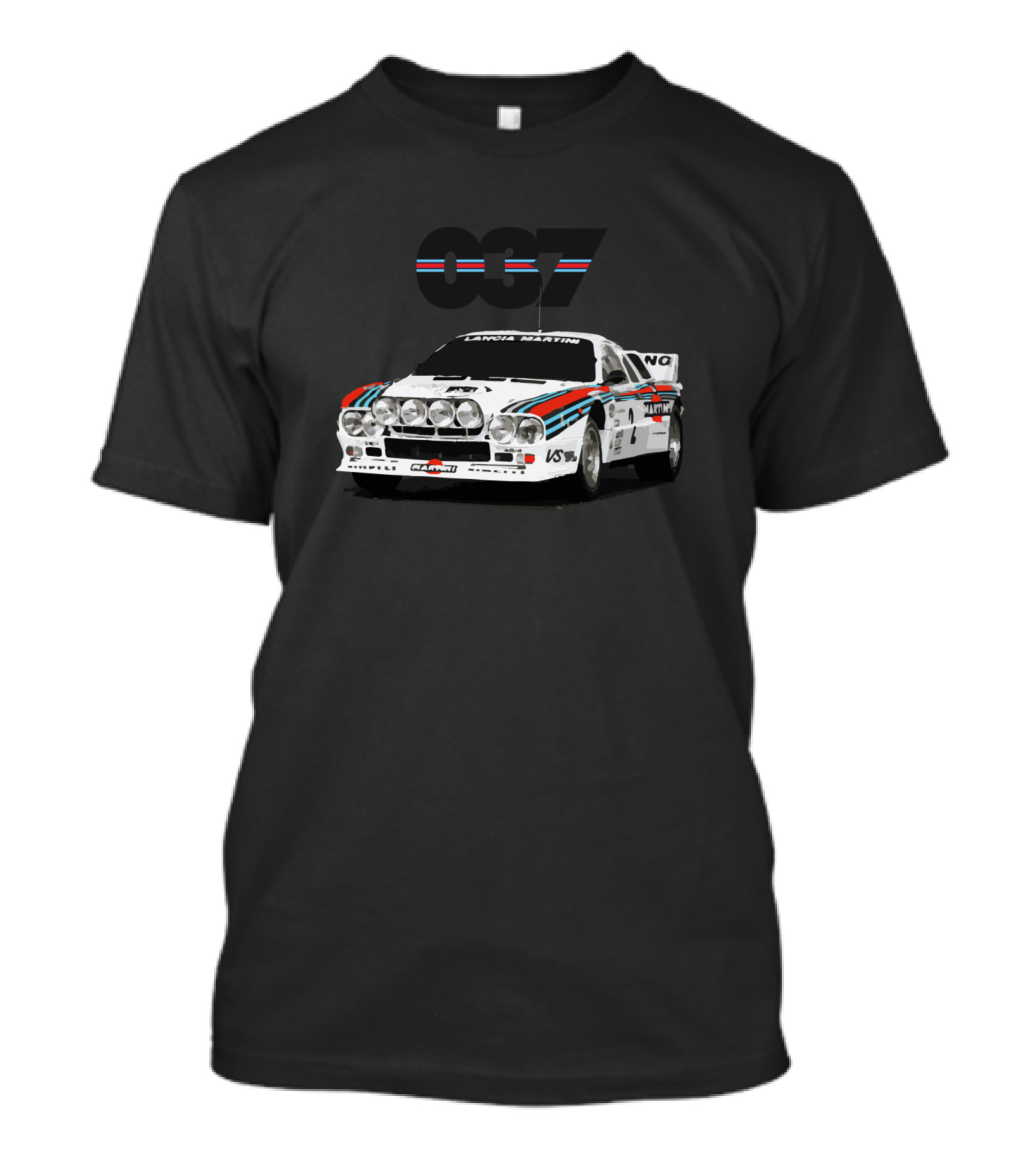 Lancia Martini 037 Rally Race Car Martini Racing 037 T-Shirt