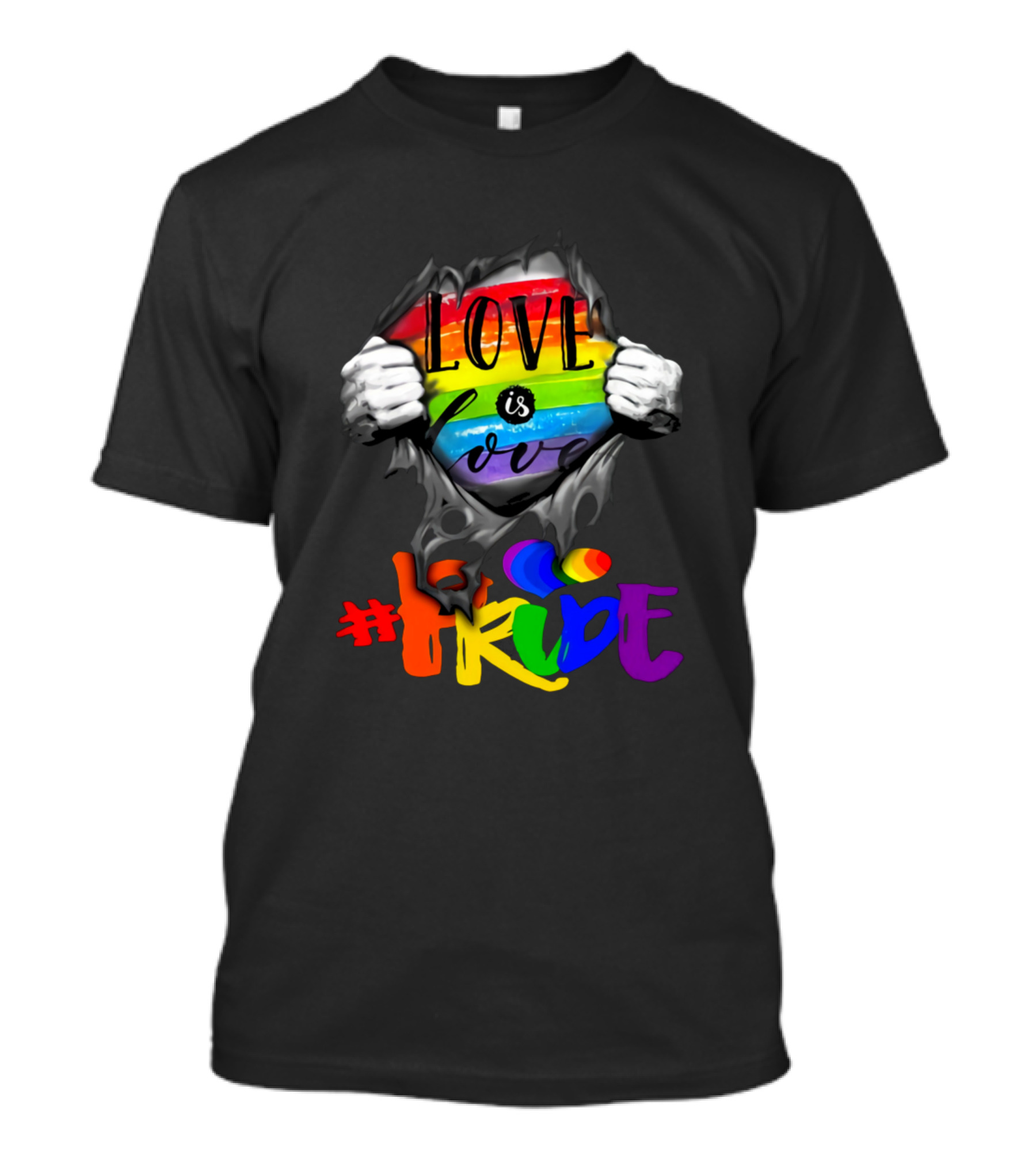 Love Is Love Pride Rainbow #Pride T-Shirt