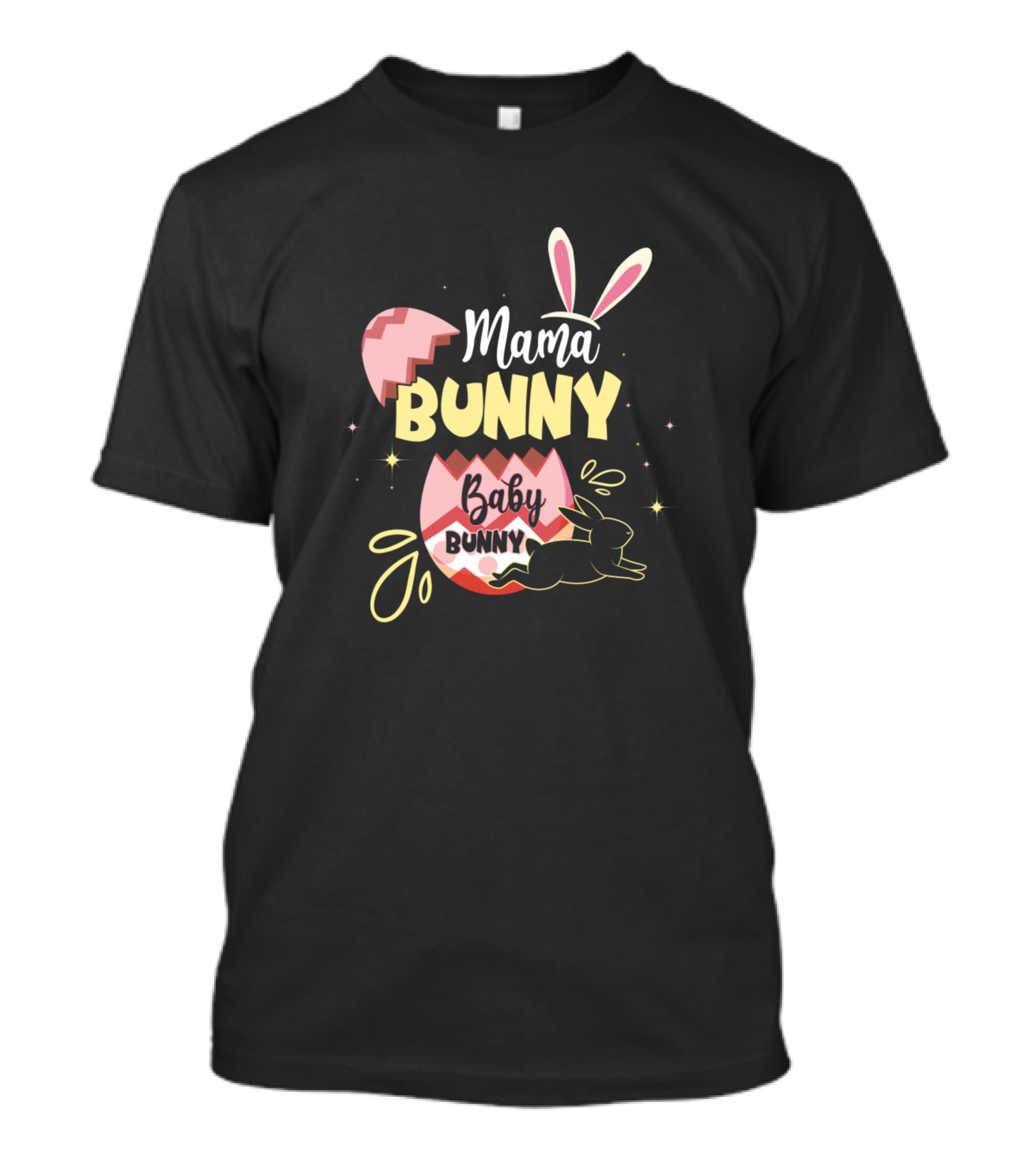Mama Bunny Baby Bunny Delightful Easter Egg T-Shirt