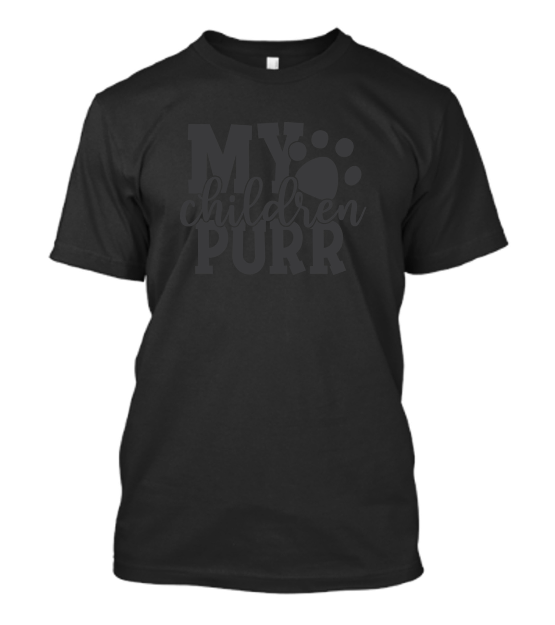 My Children Purr Paw Prints T-Shirt