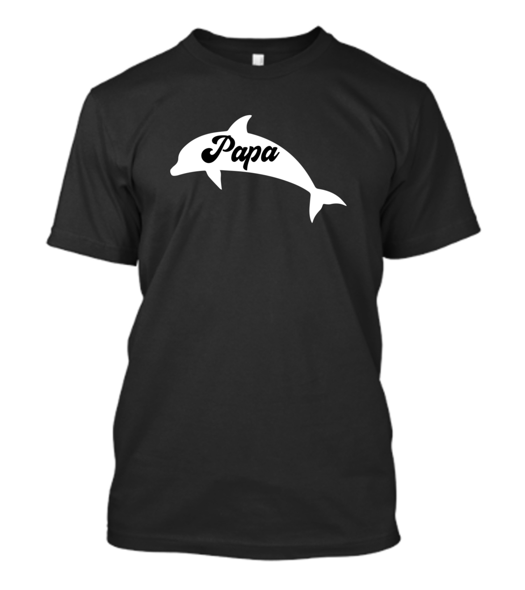 Papa Dolphin Love R Family T-Shirt