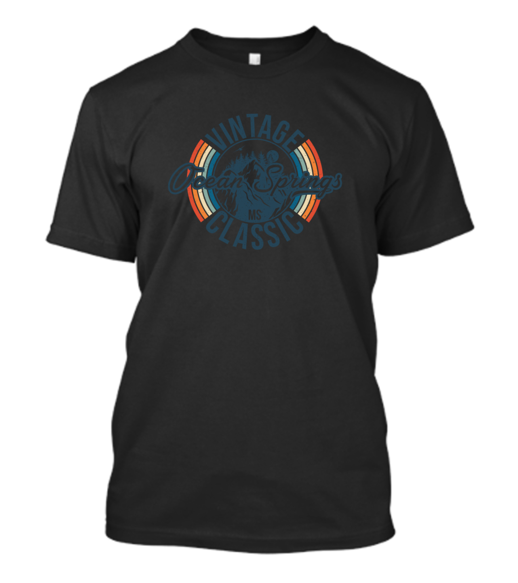 Vintage Ocean Springs MS Classic Retro I Love Ocean Springs Mississippi T-Shirt