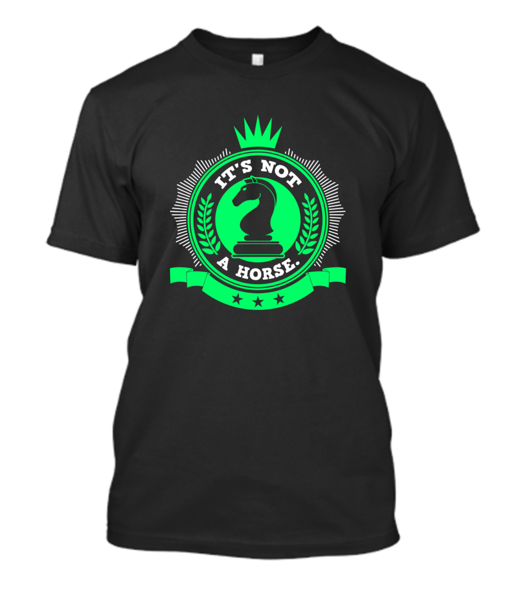 It's Not A Horse Funny Chess Knight Emblem T-Shirt