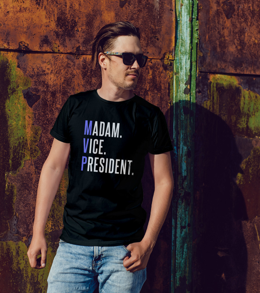 Madam Vice President Womens MVP Kamala Harris T-Shirt