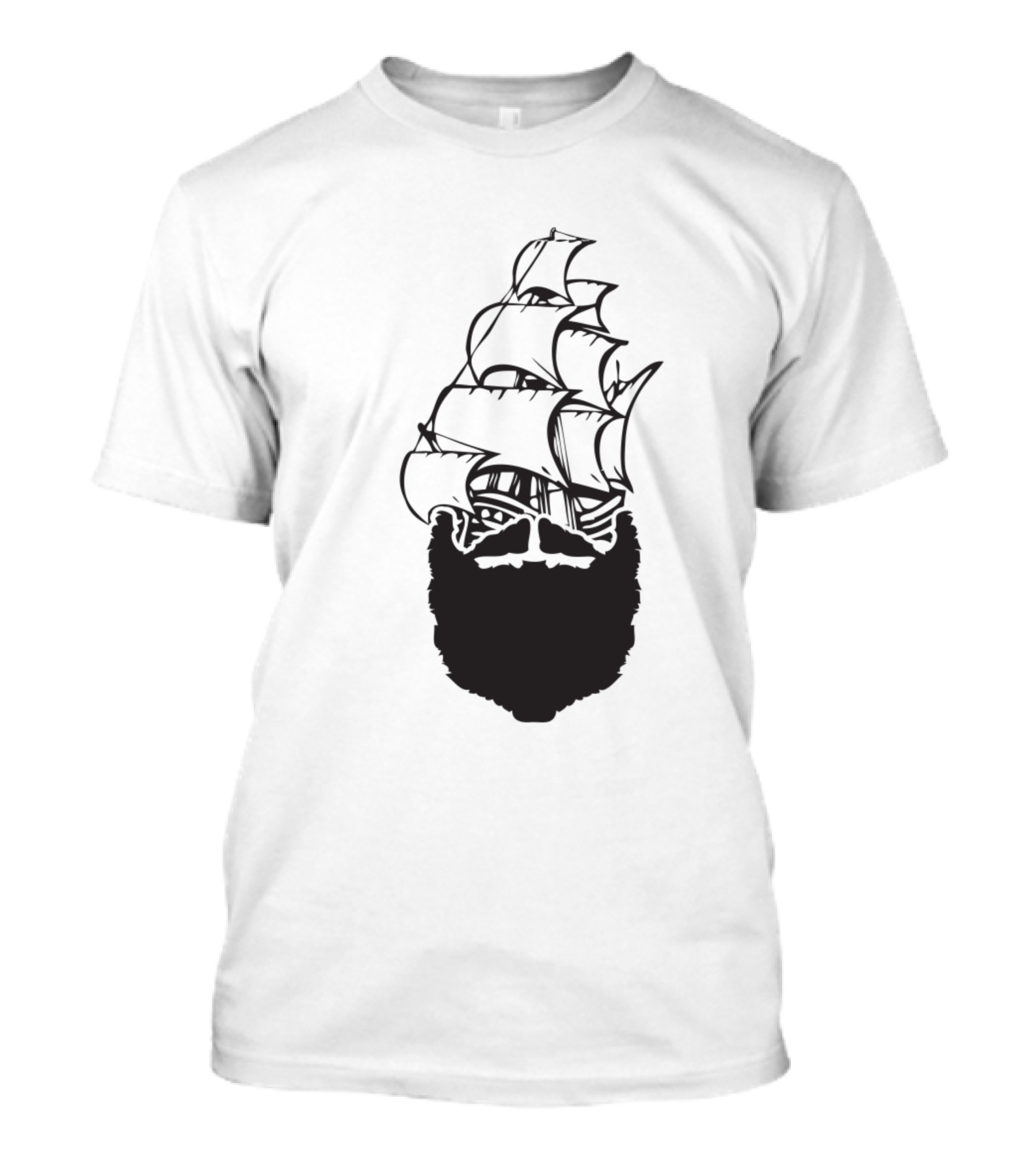 Pirate Beard Ship T-Shirt