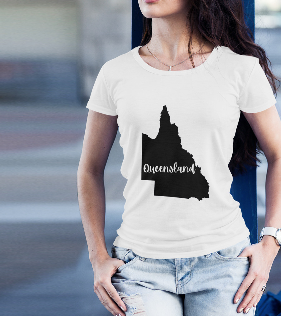 Queensland Australia Map T-Shirt