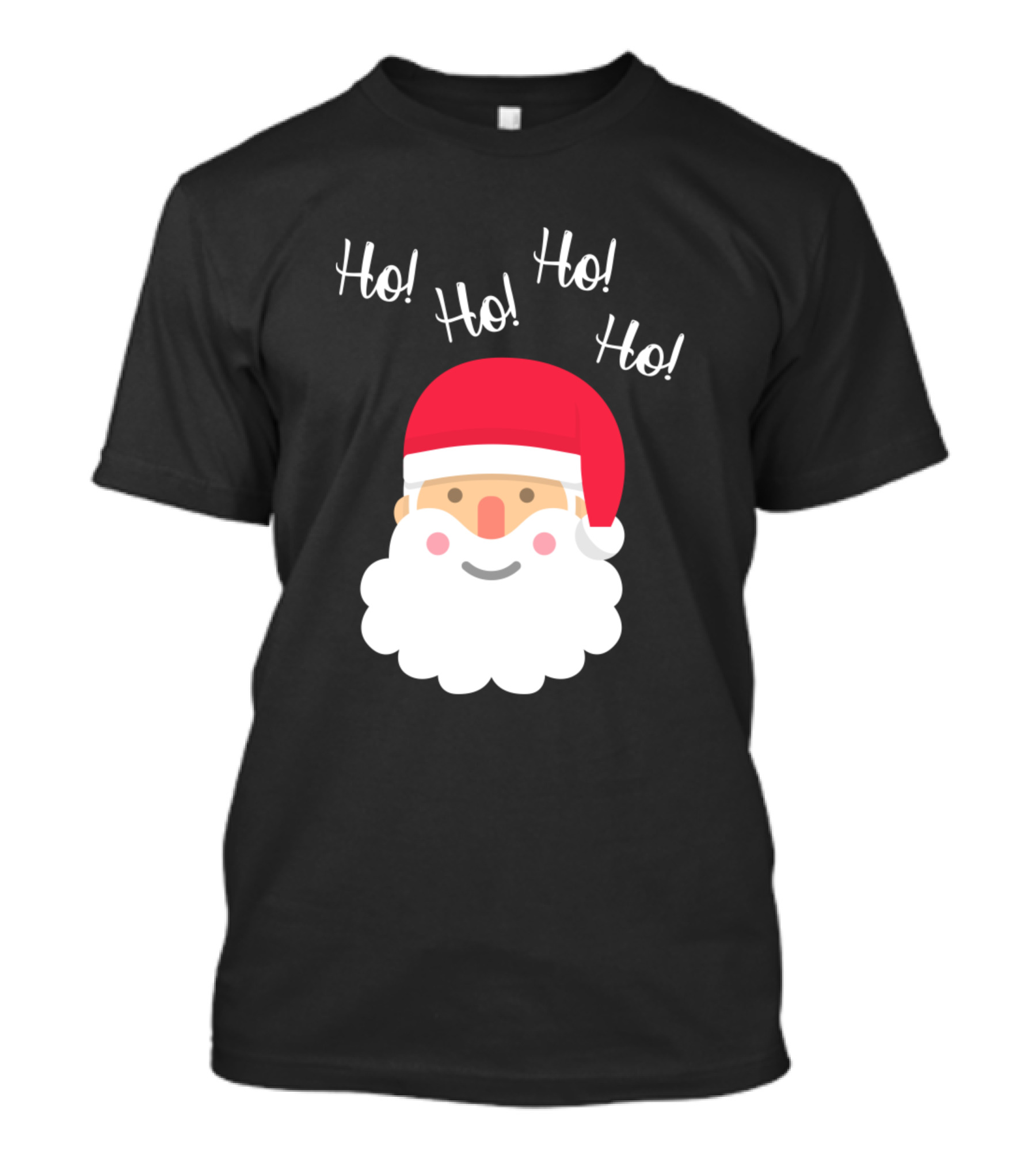 Santa Claus Ho Ho Ho Cheerful Holiday T-Shirt