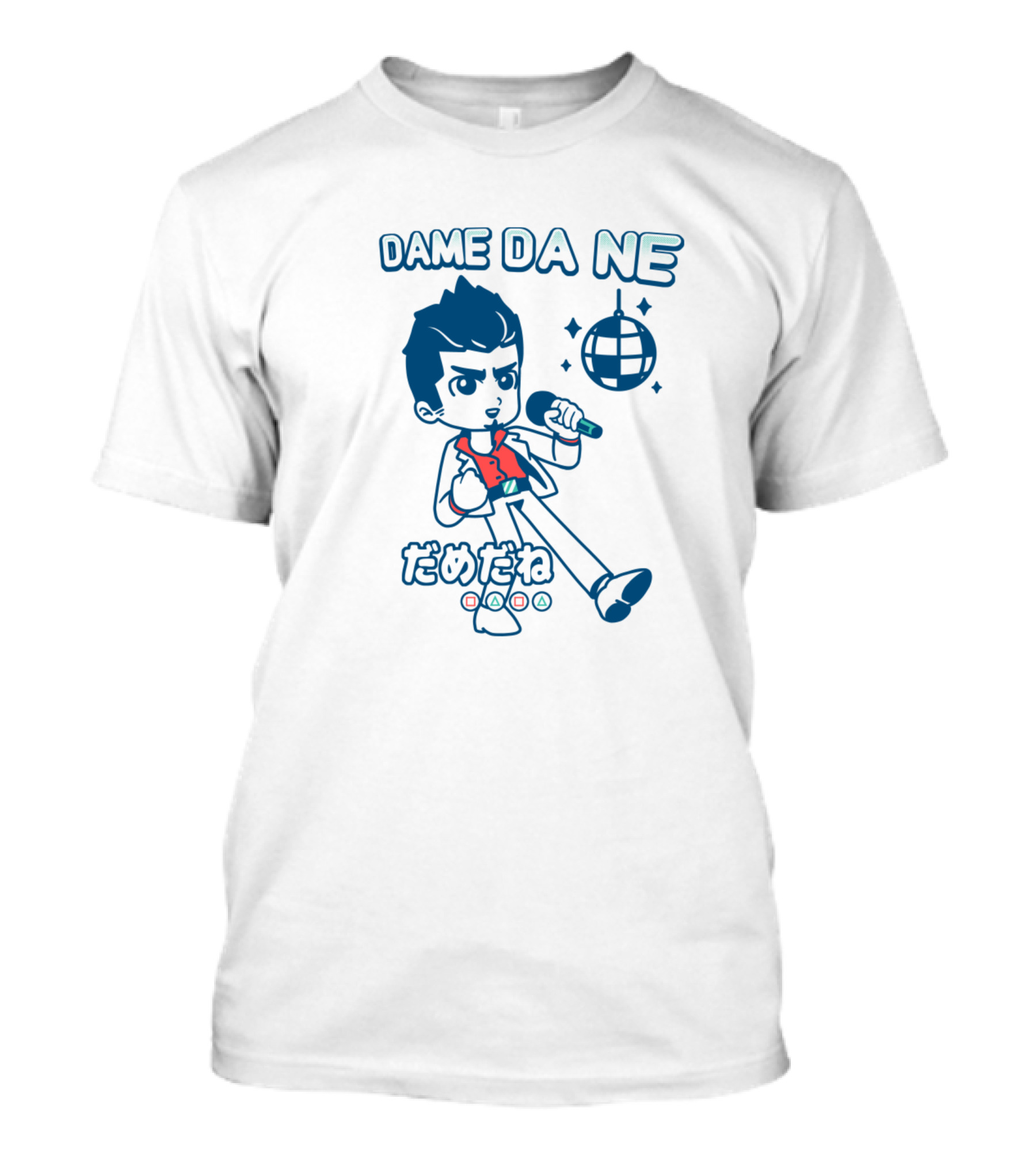 Baka Mitai Karaoke Dame Da Ne Disco Singing Character T-Shirt