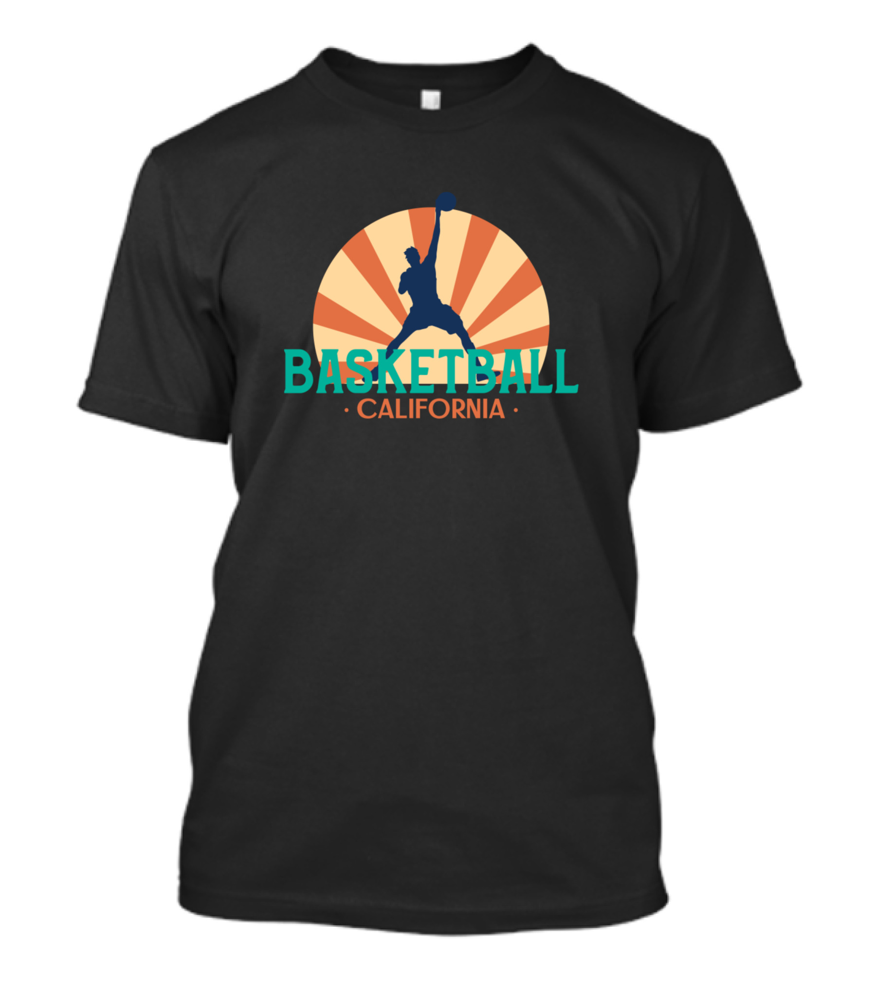 Basketball California Sunset T-Shirt