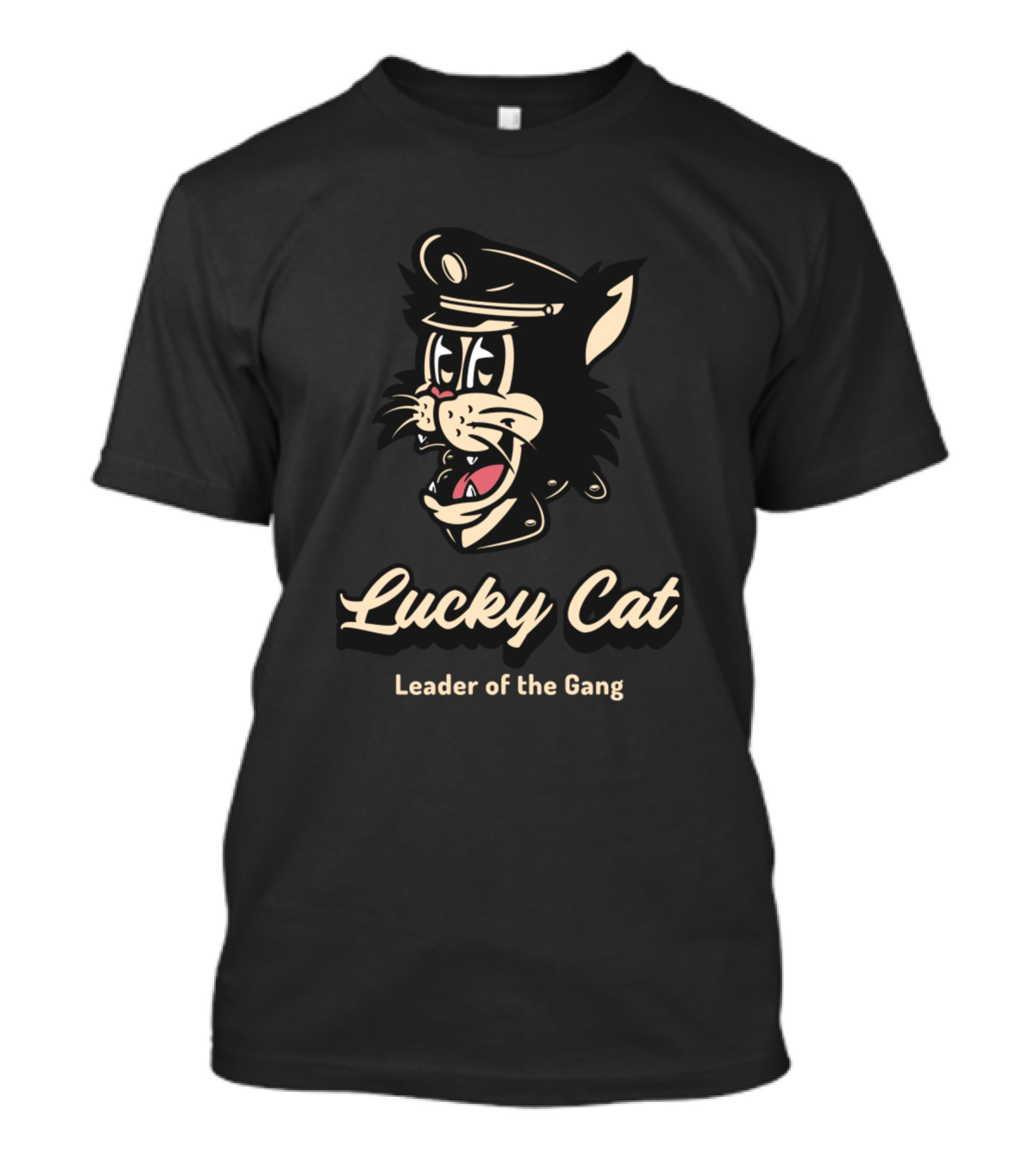 Lucky Cat Leader Of The Gang T-Shirt