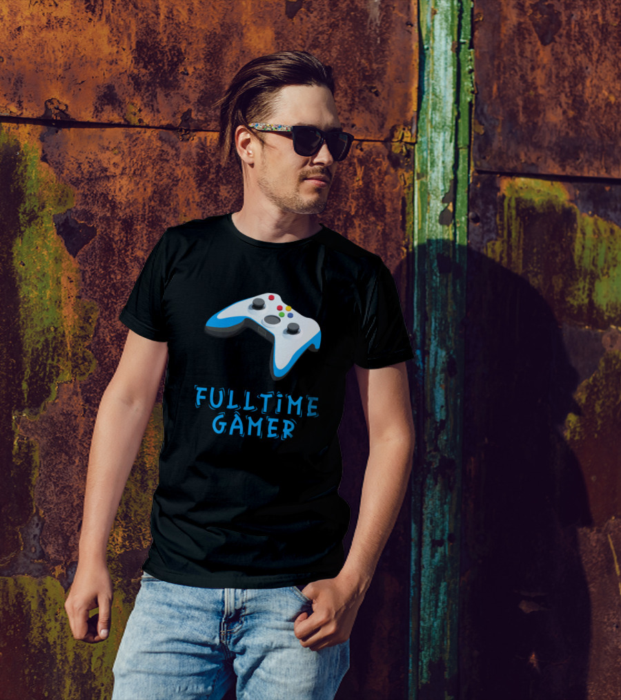 Fulltime Gamer Video Game Controller T-Shirt