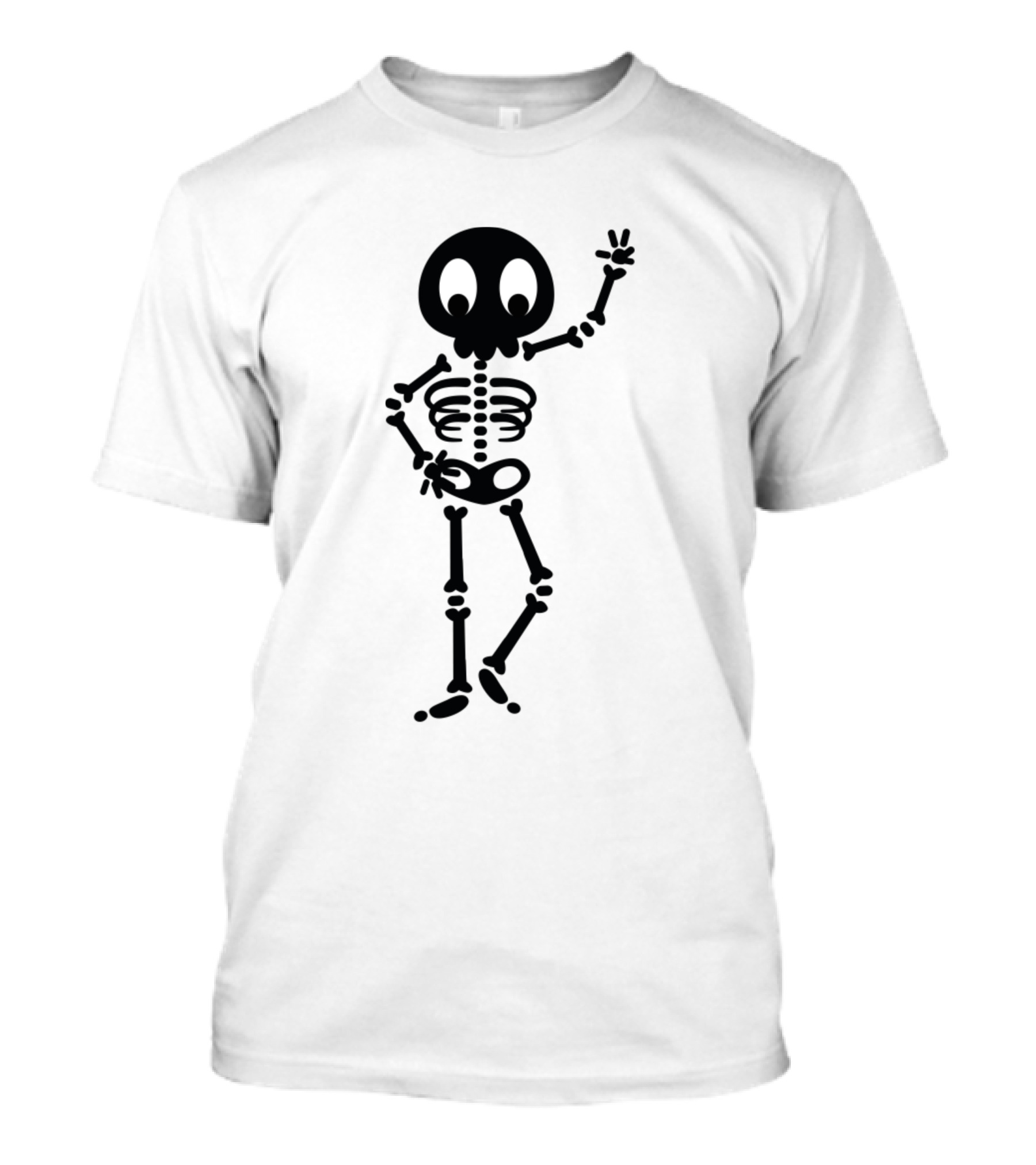 Halloween Funny Skeleton Googly Eyes T-Shirt