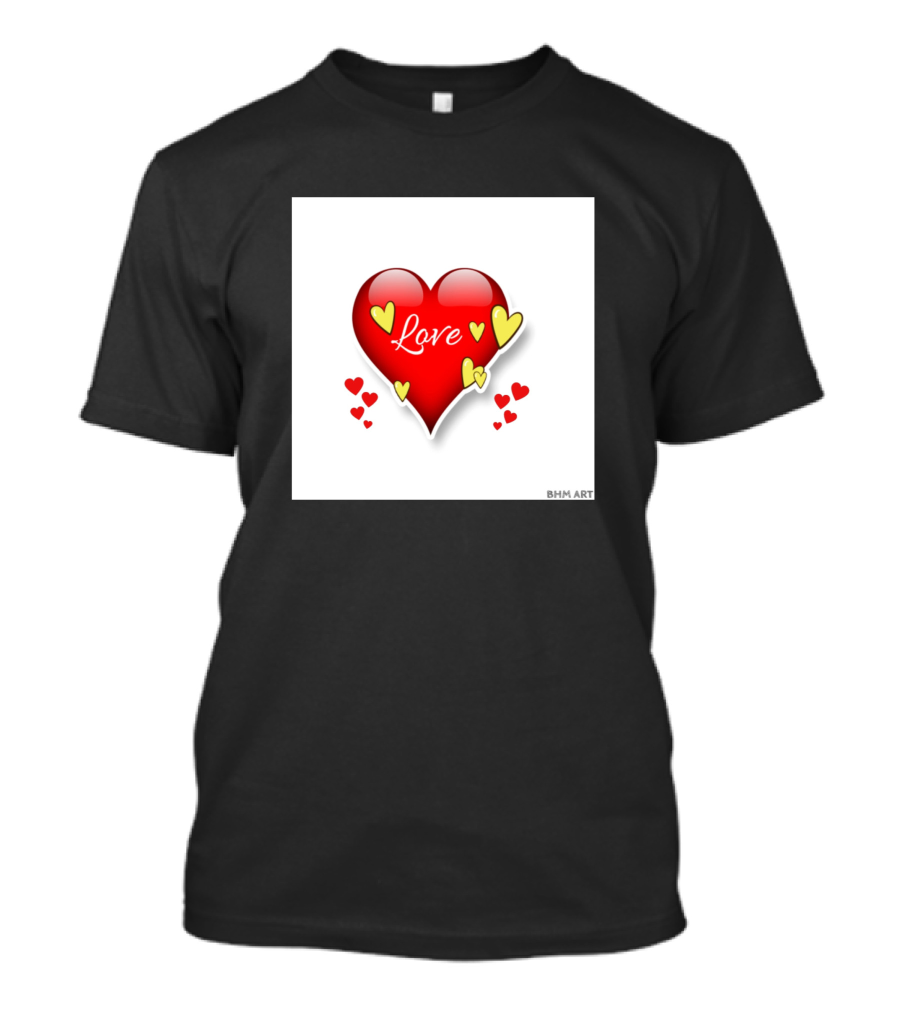 Love Heart Holiday Cheer Inside BHM_ART T-Shirt