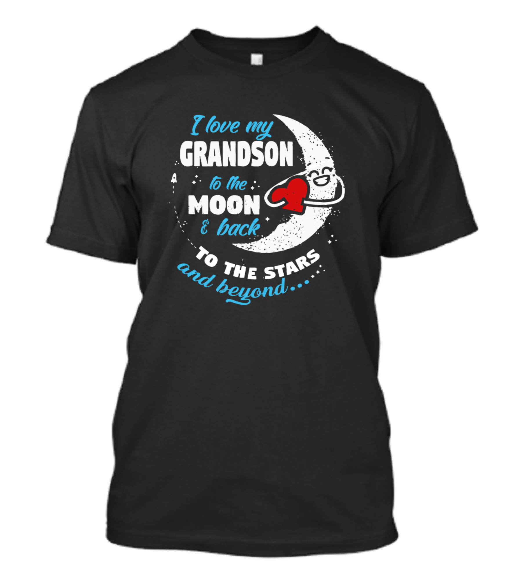 I Love My Grandson To The Moon And Back To The Stars And Beyond T-Shirt