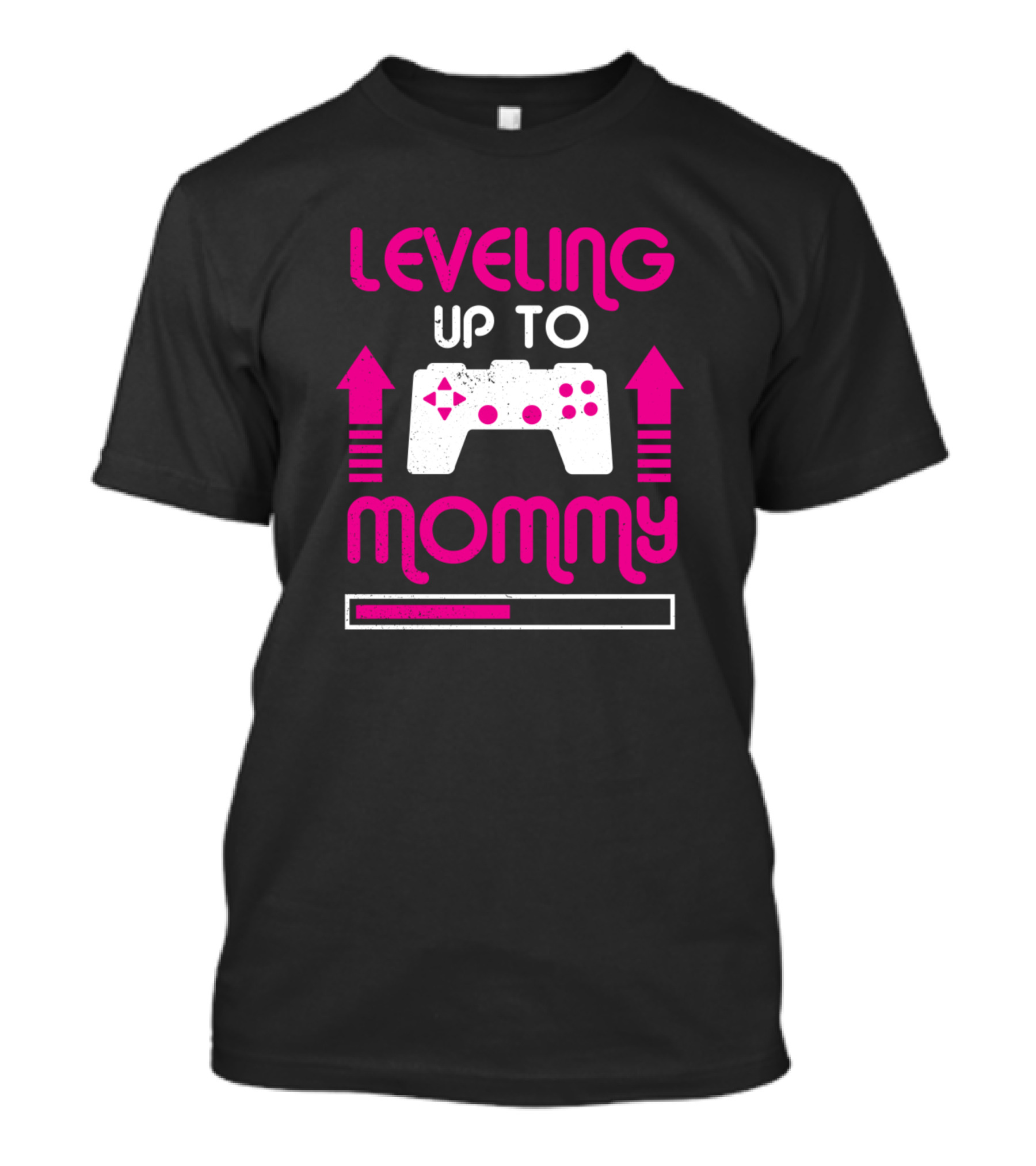 Leveling Up To Mommy Gaming Controller Pregnancy Announcement T-Shirt