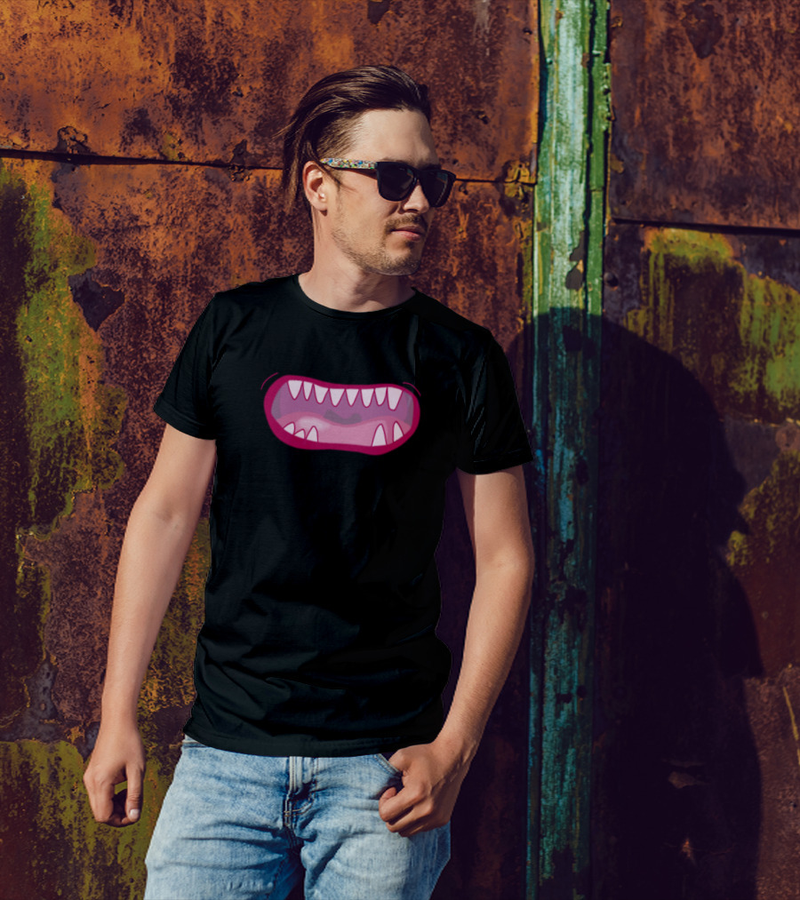 Monster Mash Open Mouth Fangs T-Shirt