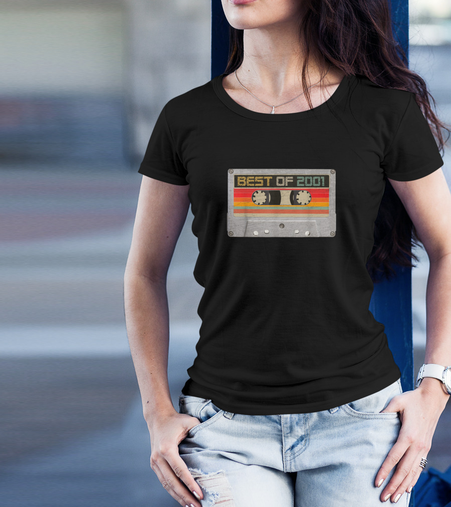 Best Of 2001 Vintage Cassette Tape T-Shirt