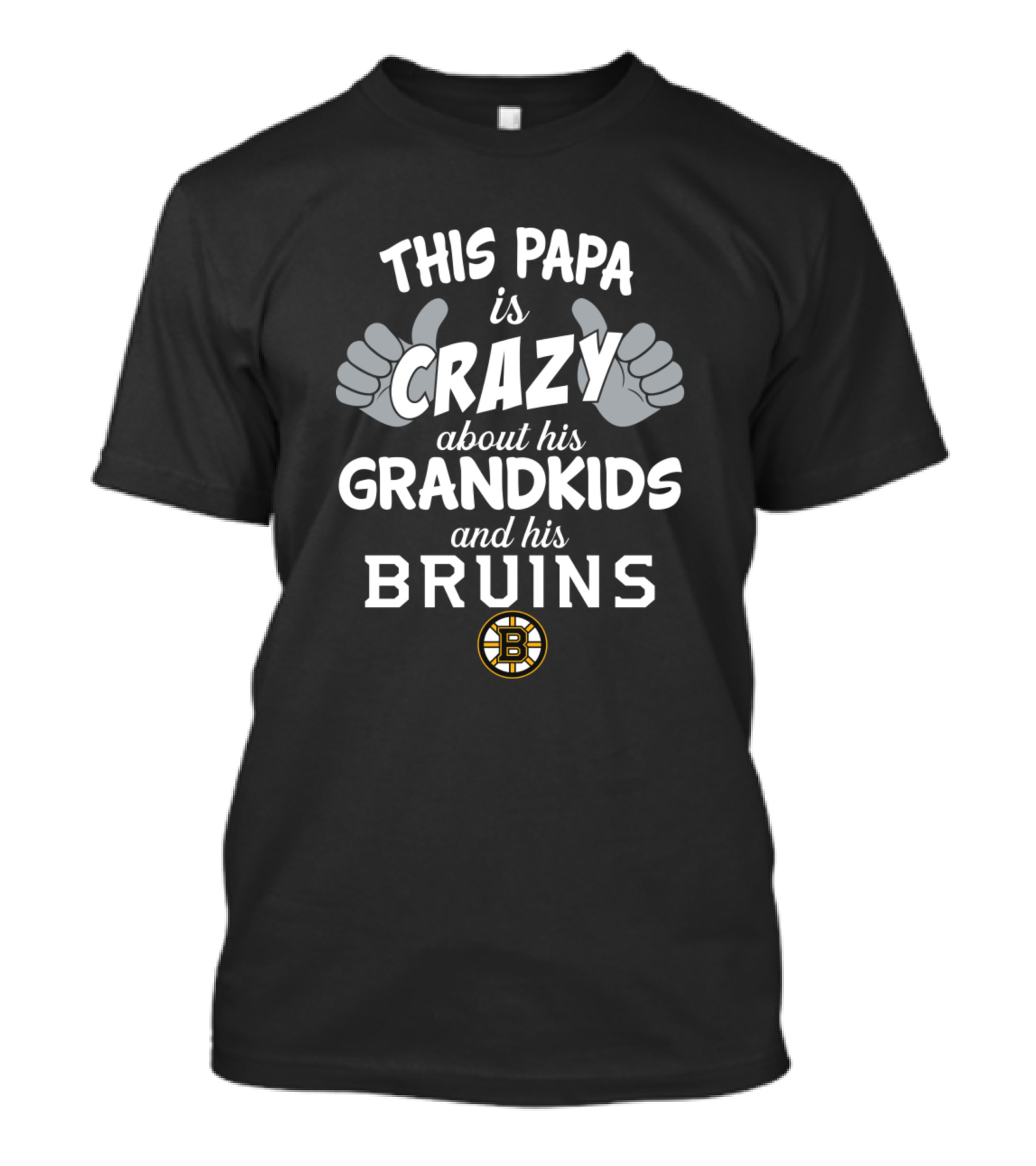 This Papa Is Crazy About His Grandkids And His Bruins T-Shirt