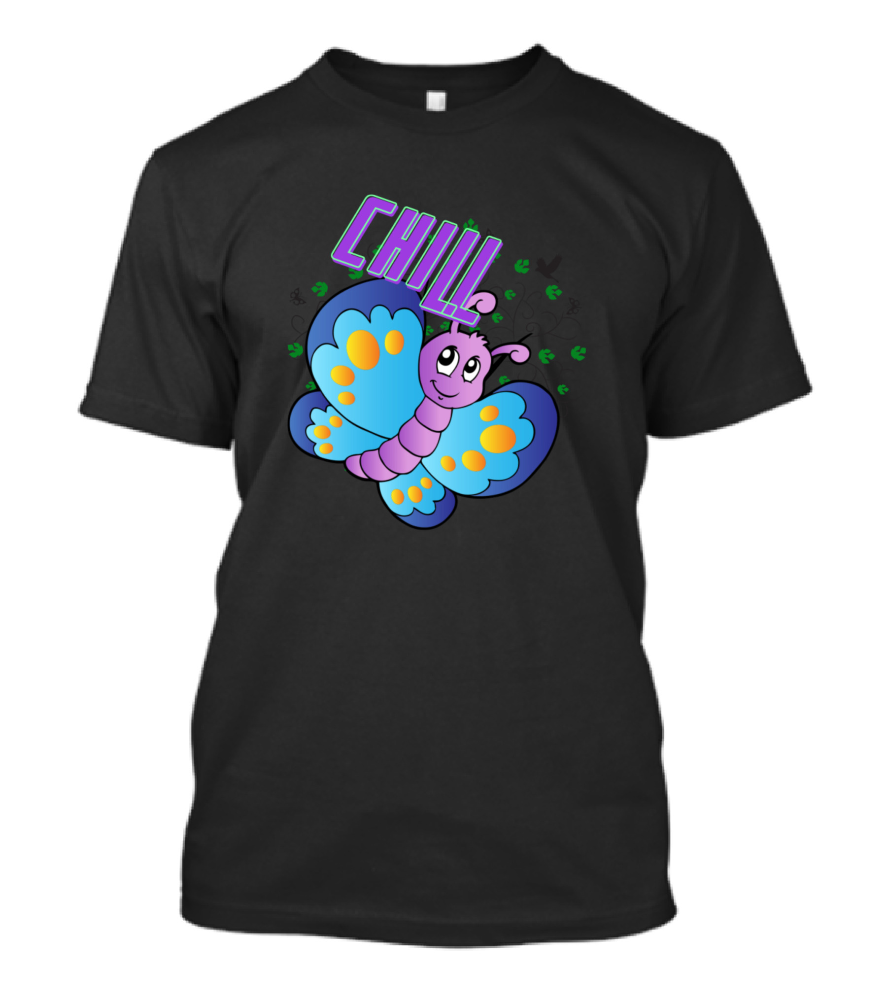 Chill Butterfly Blue Wings Cute T-Shirt