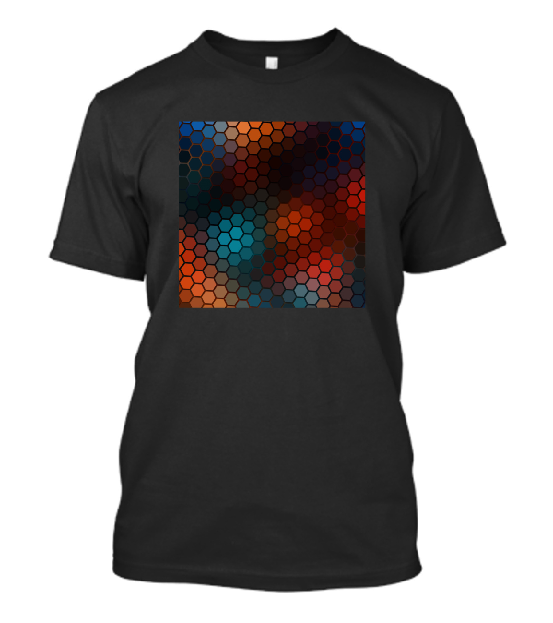 Colored Hexagonal Mosaic T-Shirt