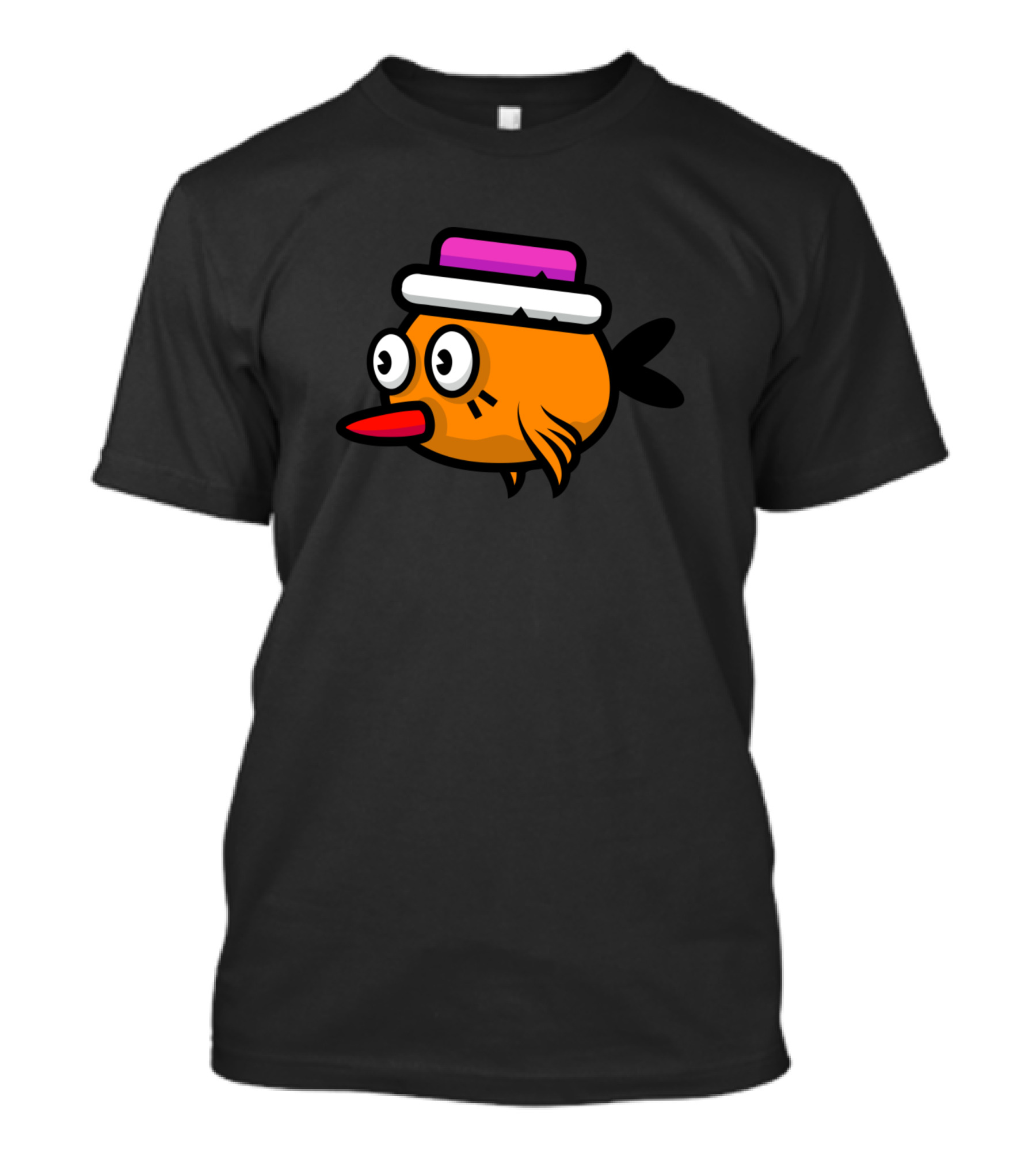 Cute Bird With Purple Hat T-Shirt