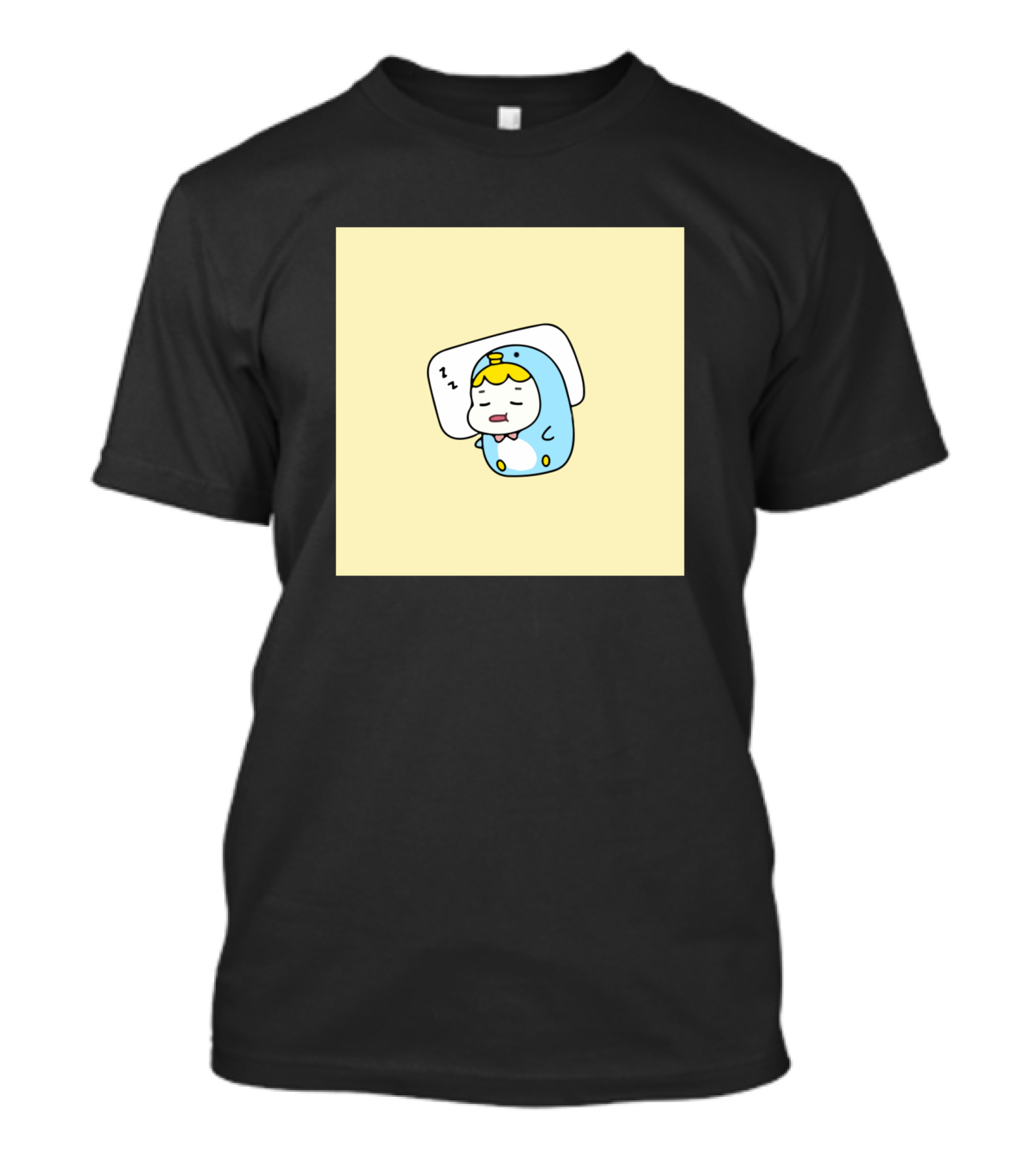 Cute Sleeping Baby In Blue Dinosaur Costume T-Shirt