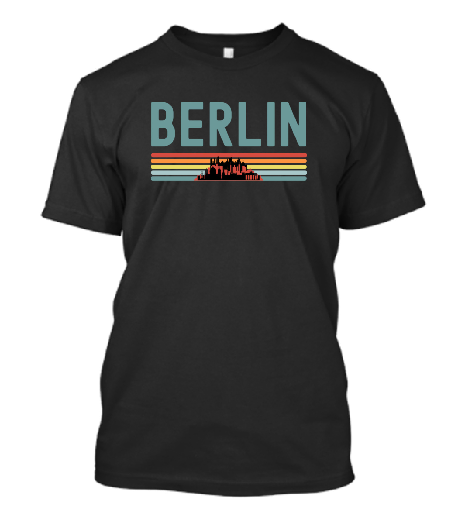 Berlin Retro Skyline T-Shirt