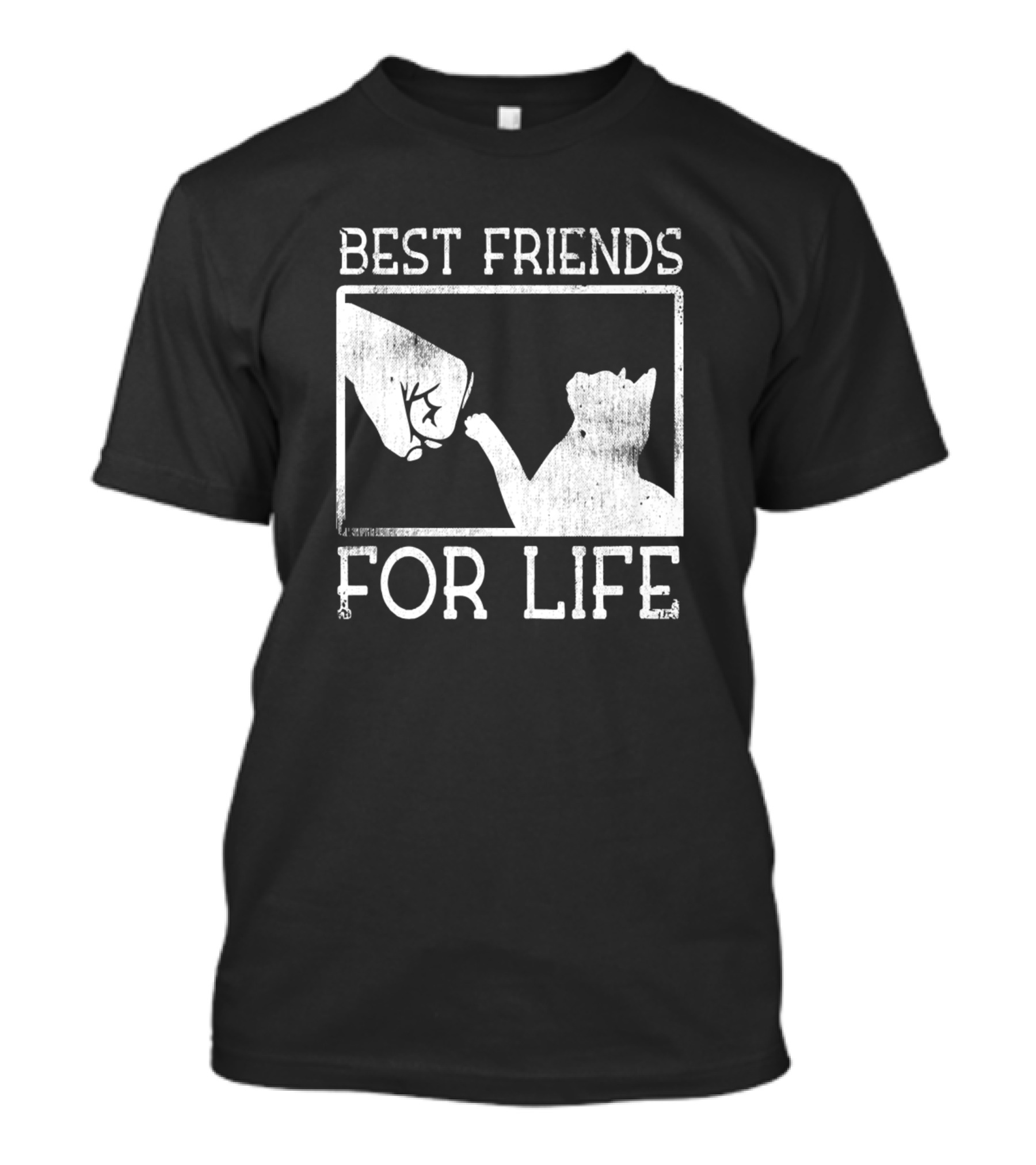 Best Friends For Life Siamese Cat Kitty Pet T-Shirt