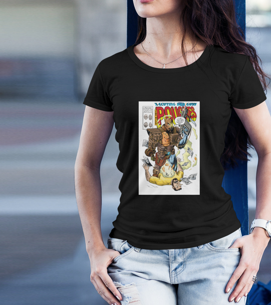 X-Scuting Bad Guys Pouches Usual Suspects T-Shirt