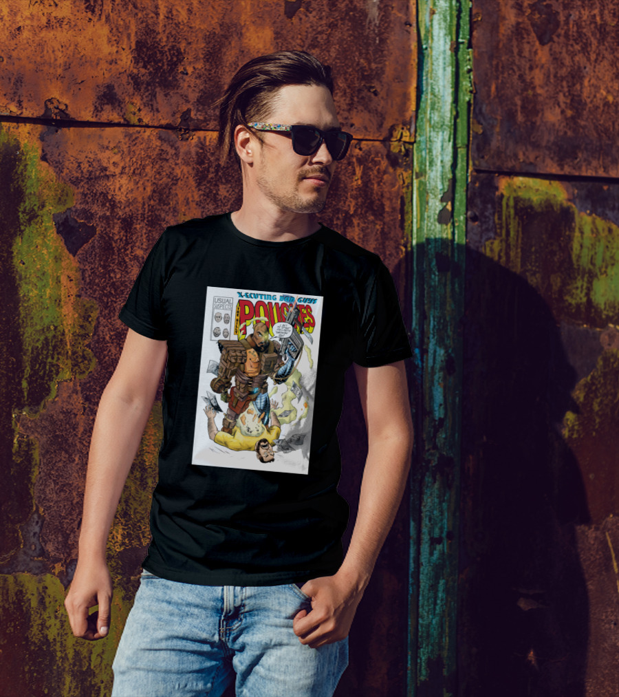X-Scuting Bad Guys Pouches Usual Suspects T-Shirt