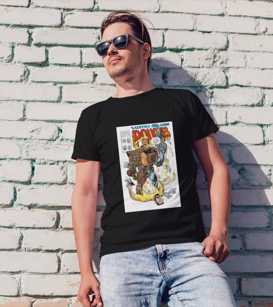 X-Scuting Bad Guys Pouches Usual Suspects T-Shirt